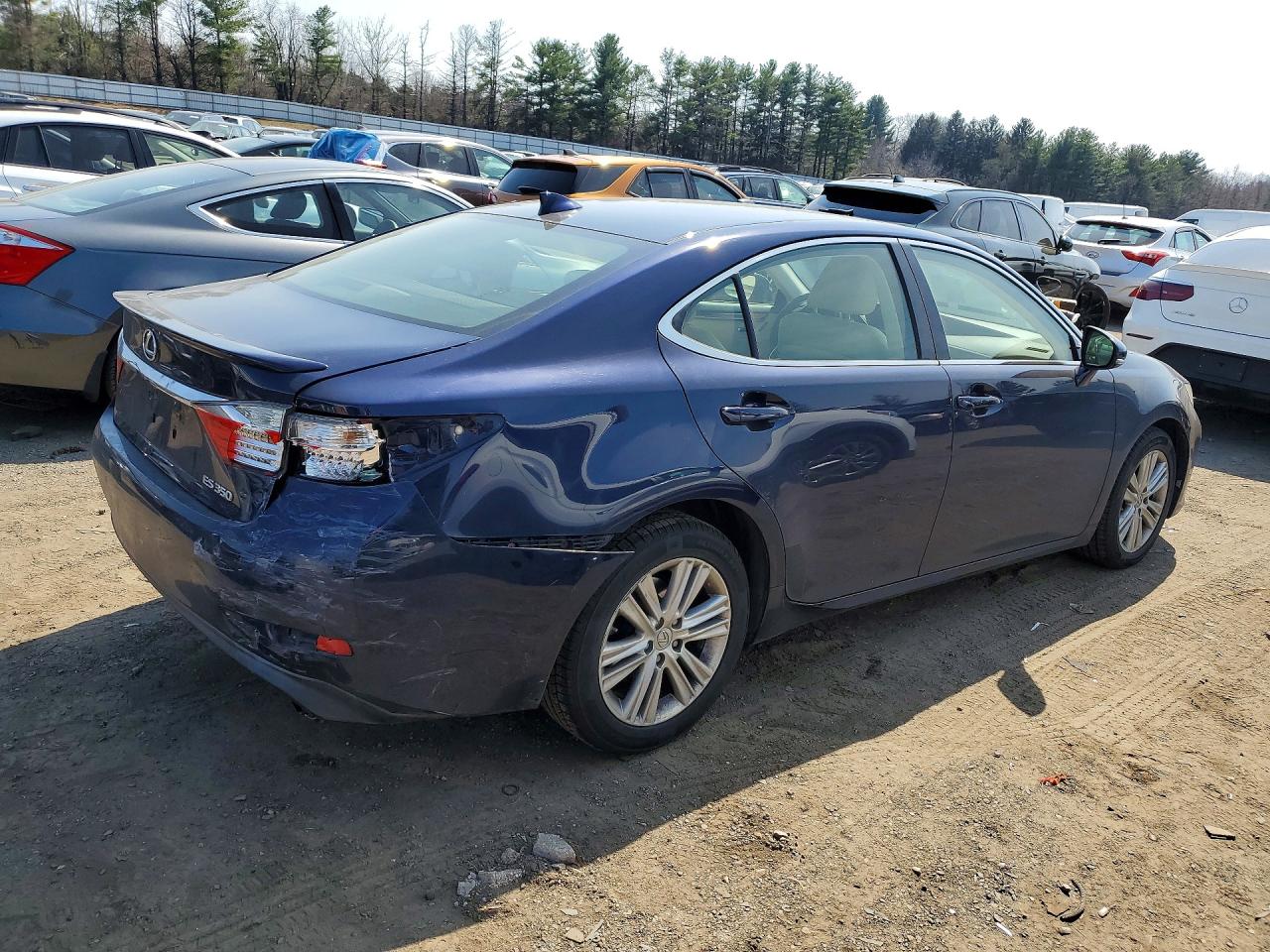 2015 Lexus Es 350 Base Blue vin: JTHBK1GG7F2173246