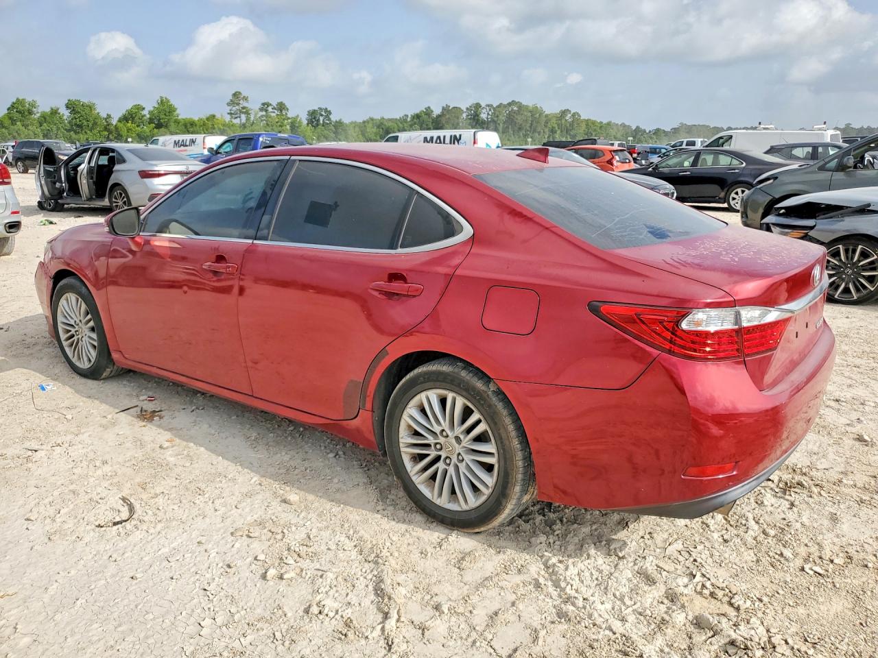 2015 Lexus Es 350 Red vin: JTHBK1GG7F2173800