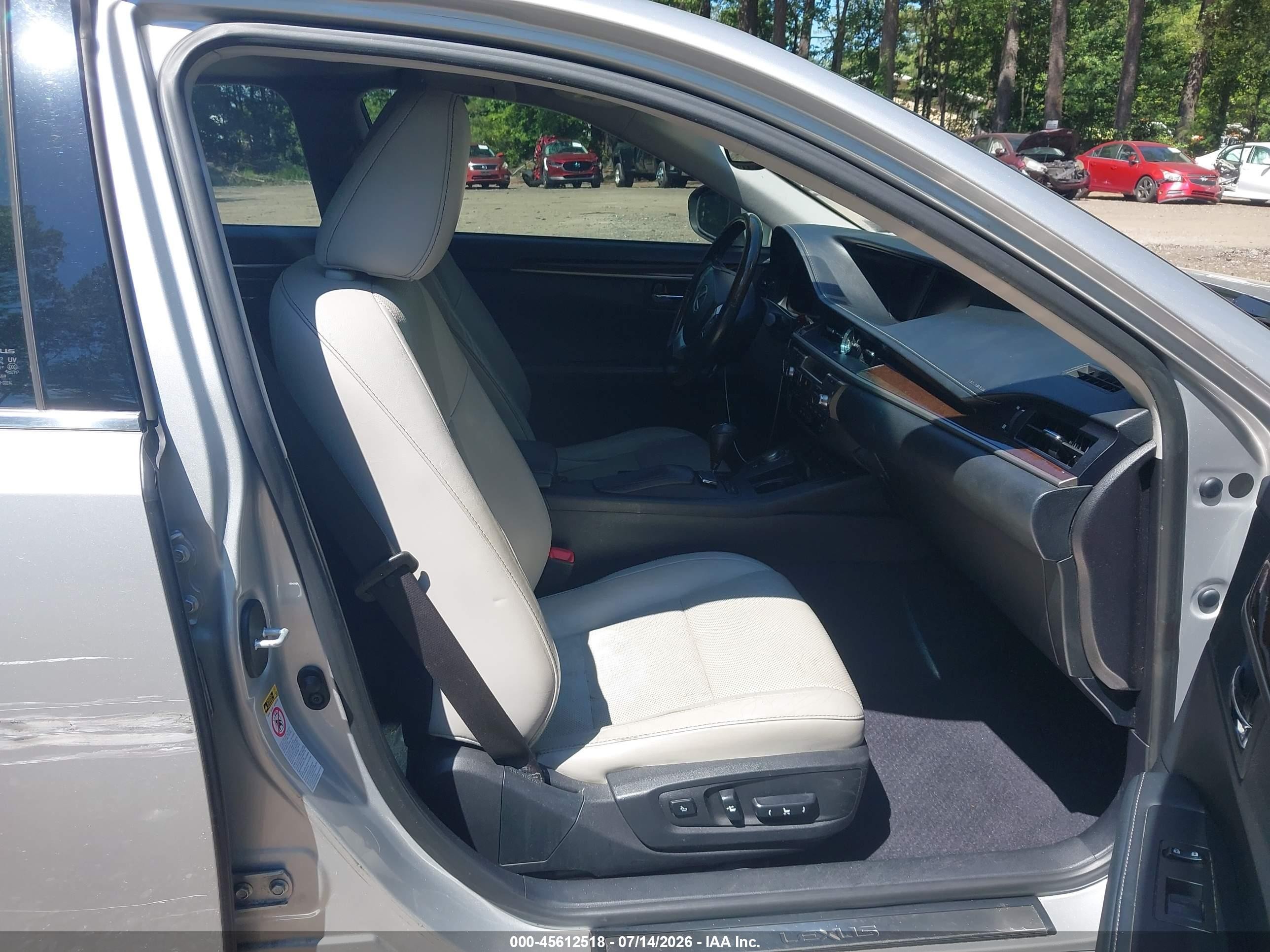2015 Lexus Es 350   Silver vin: JTHBK1GG7F2174168
