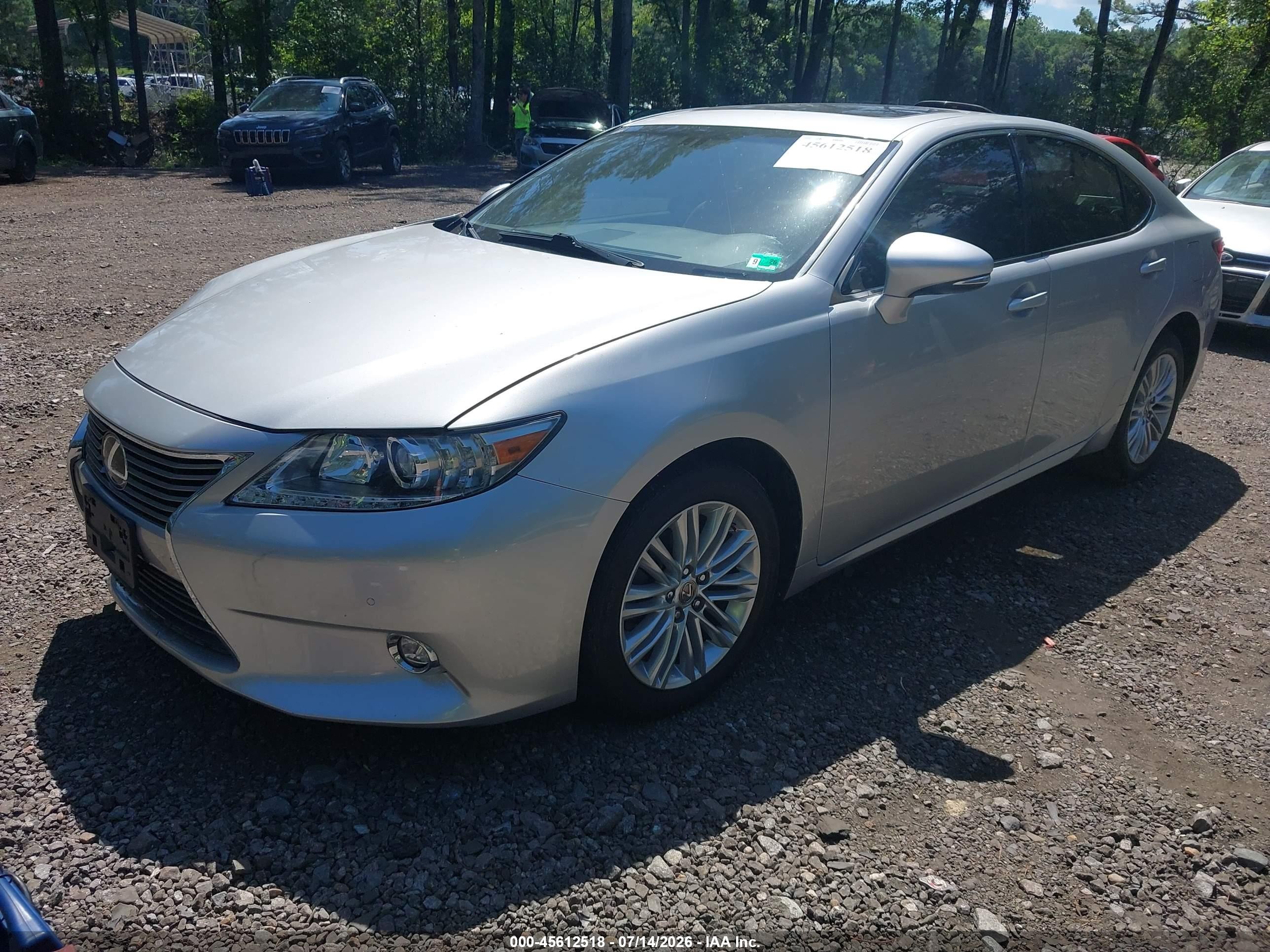 2015 Lexus Es 350   Silver vin: JTHBK1GG7F2174168