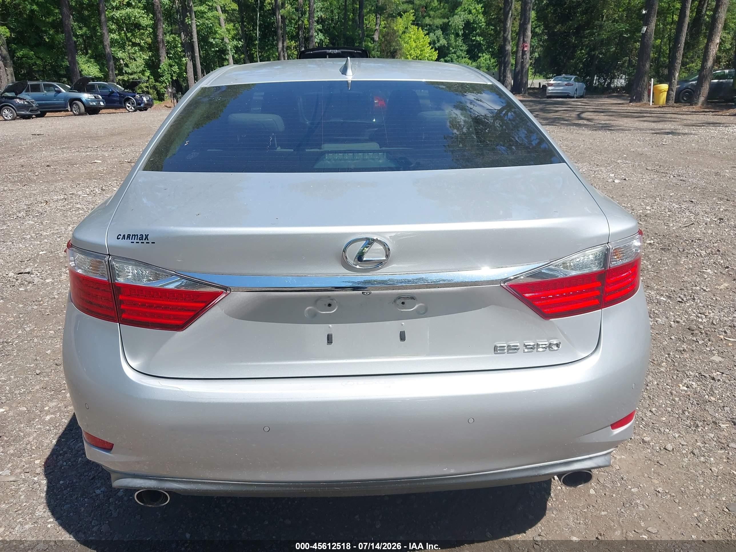2015 Lexus Es 350   Silver vin: JTHBK1GG7F2174168