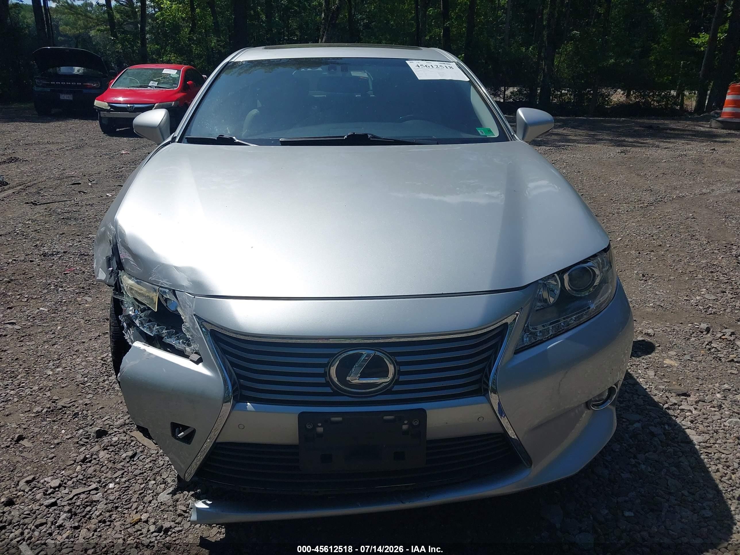 2015 Lexus Es 350   Silver vin: JTHBK1GG7F2174168