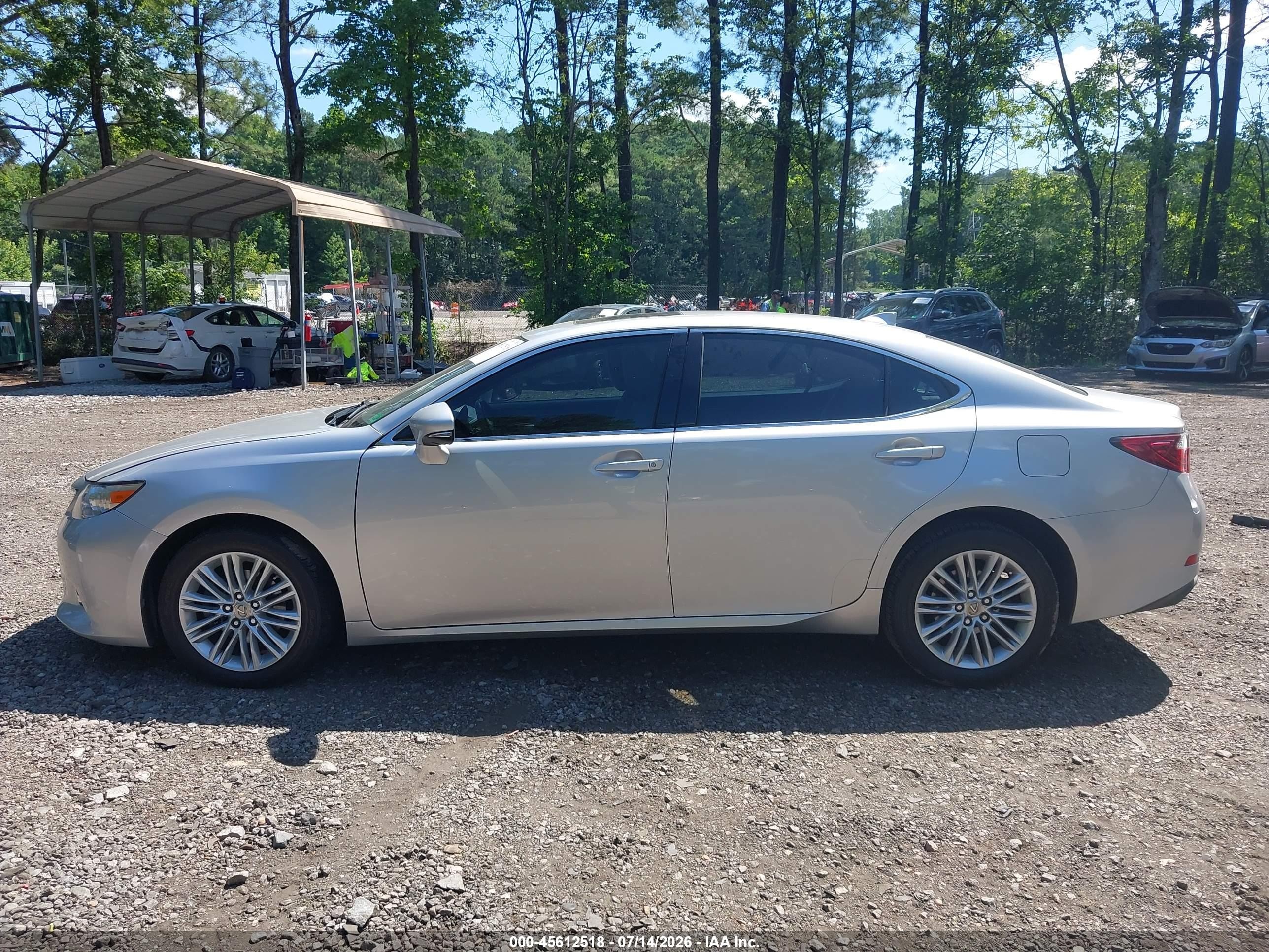 2015 Lexus Es 350   Silver vin: JTHBK1GG7F2174168