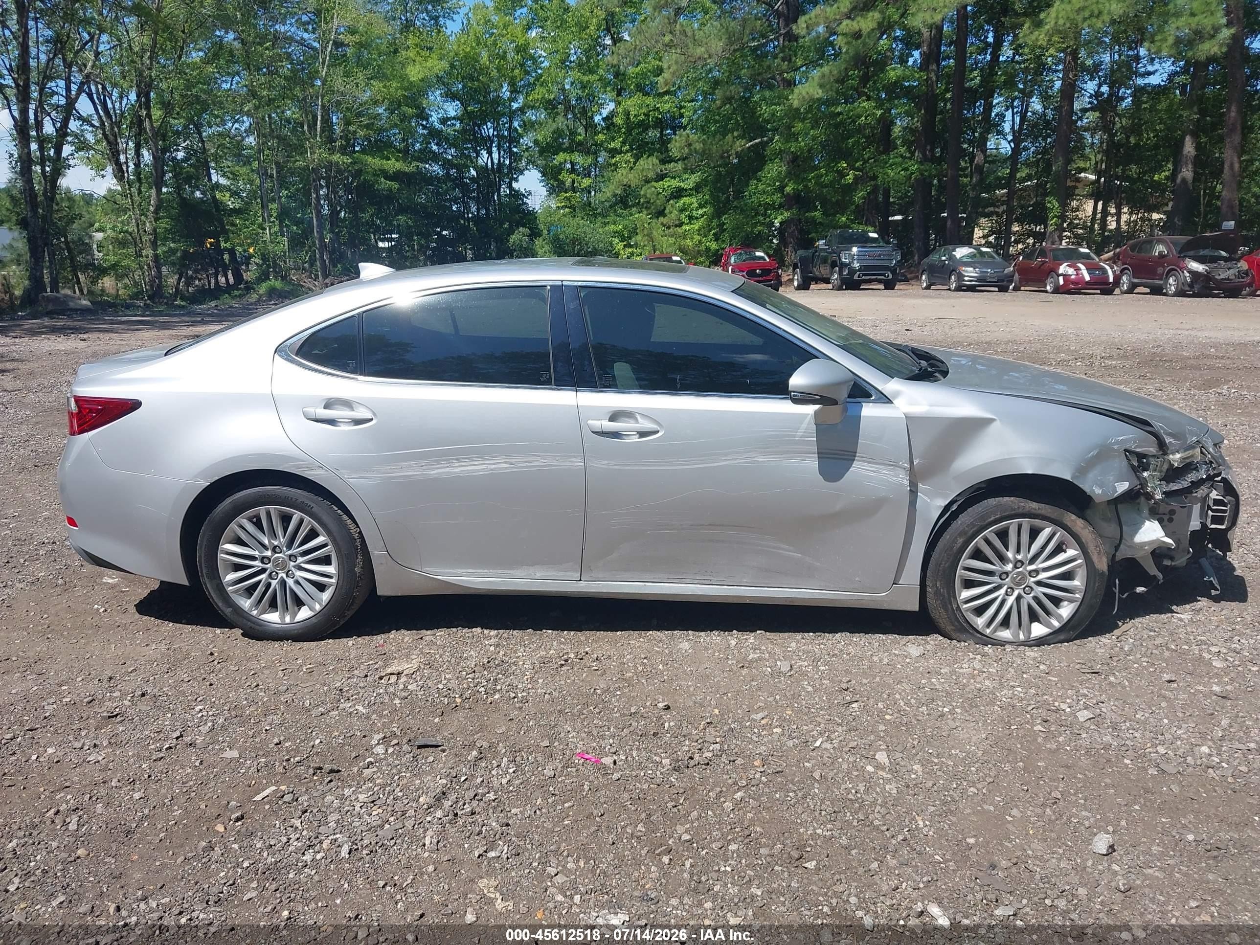 2015 Lexus Es 350   Silver vin: JTHBK1GG7F2174168