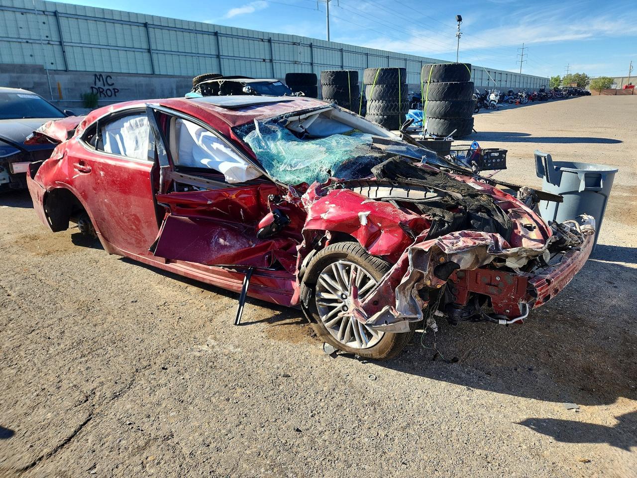 2015 Lexus Es 350 Burgundy vin: JTHBK1GG7F2177099
