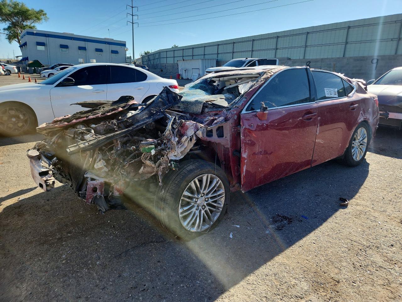 2015 Lexus Es 350 Burgundy vin: JTHBK1GG7F2177099