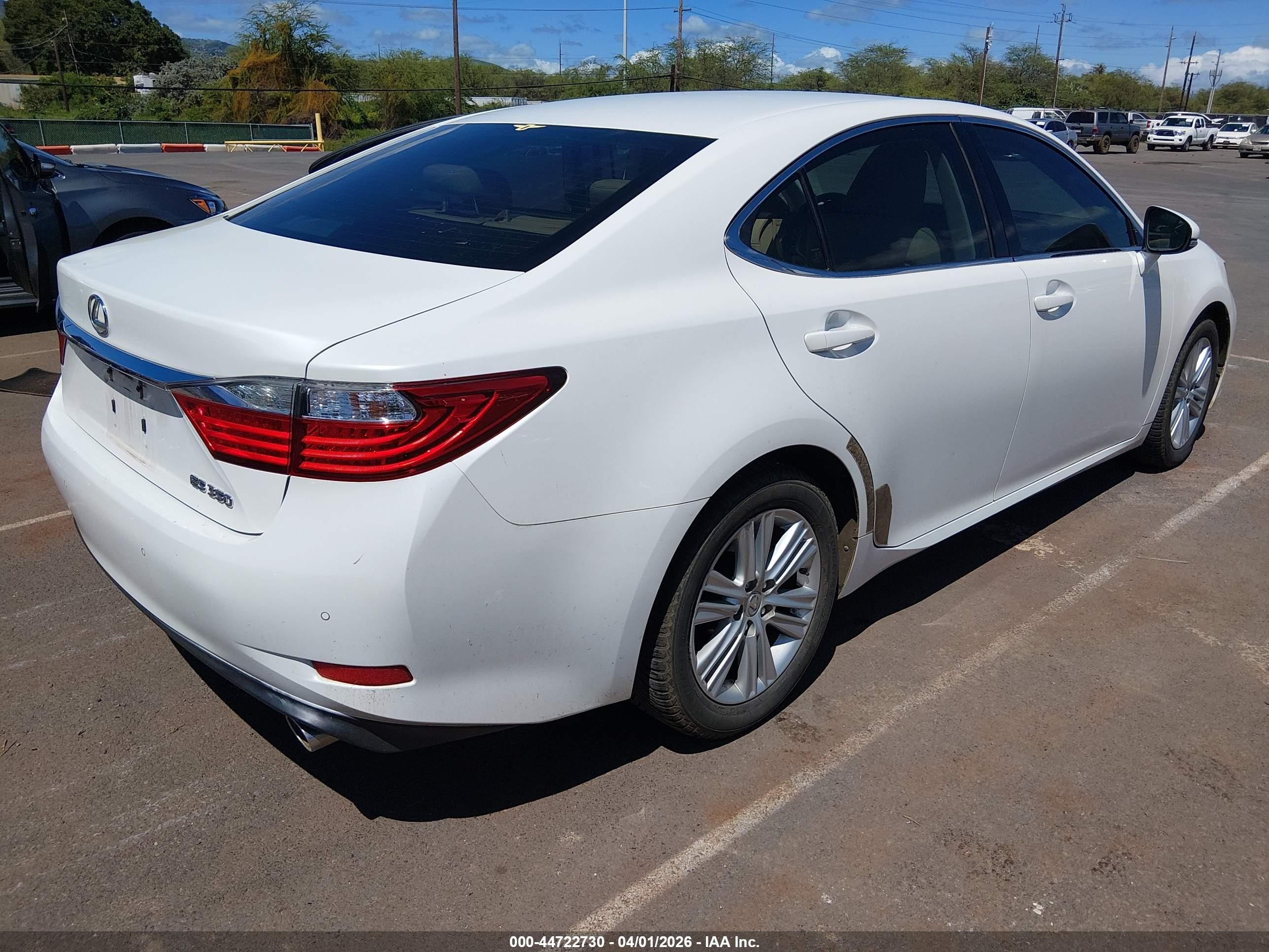 2015 Lexus Es 350 Crafted Line White vin: JTHBK1GG7F2177975