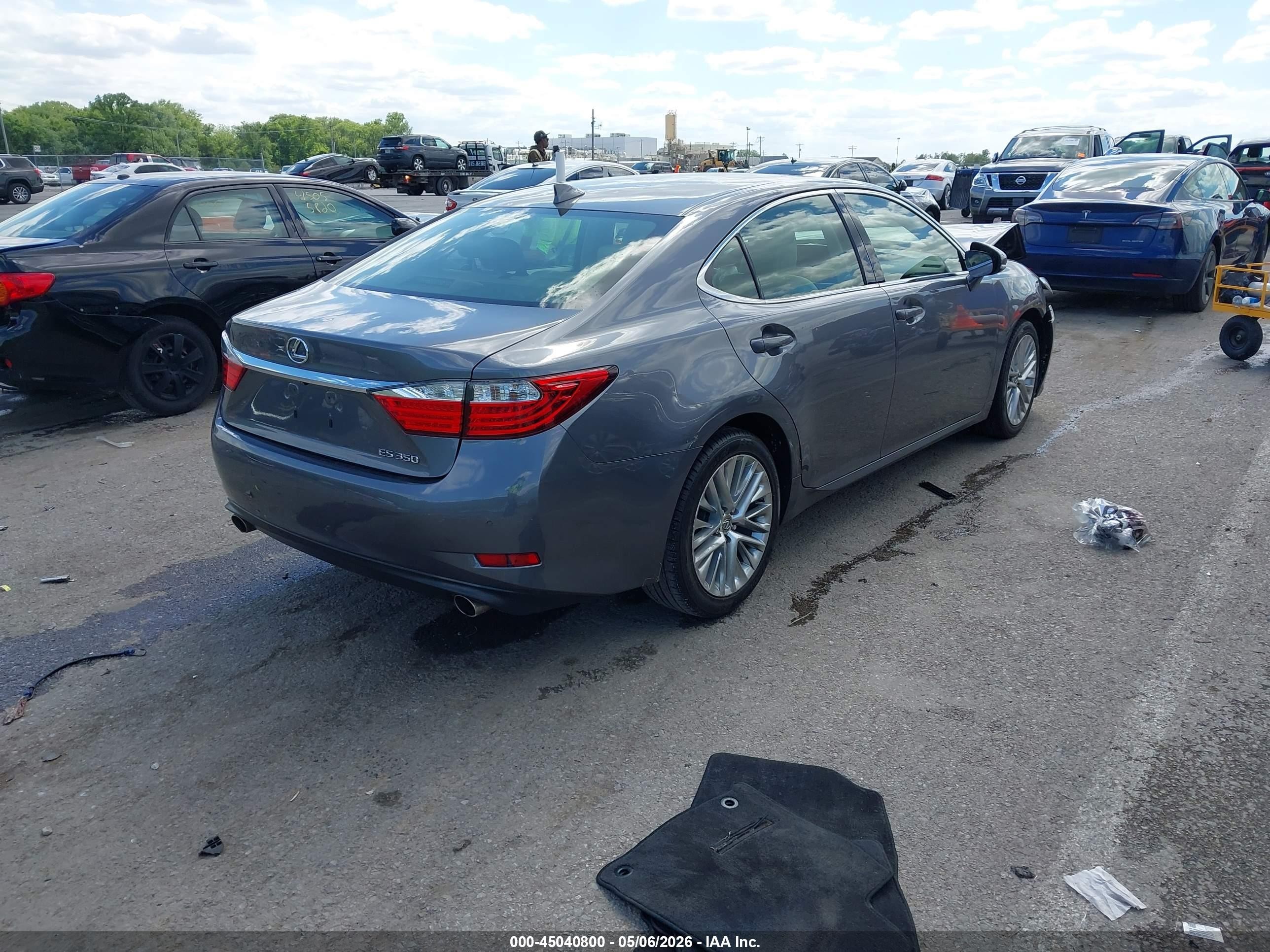 2015 Lexus Es 350   Gray vin: JTHBK1GG7F2190192