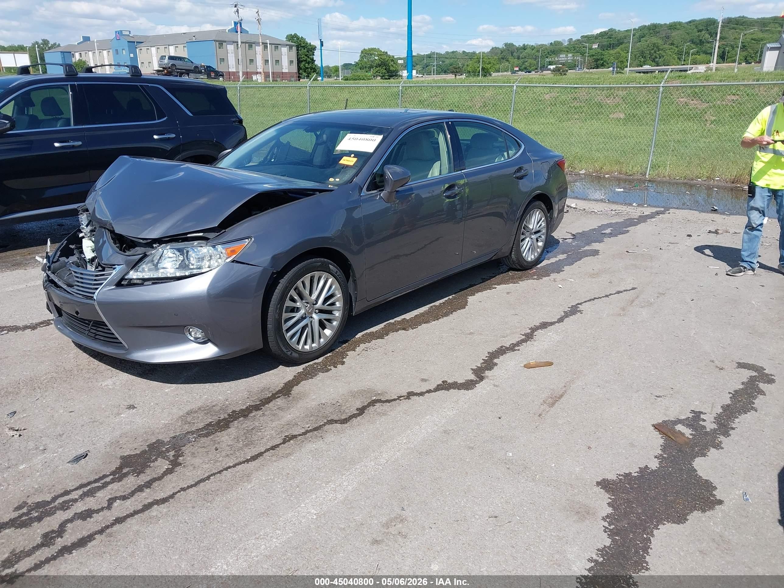 2015 Lexus Es 350   Gray vin: JTHBK1GG7F2190192