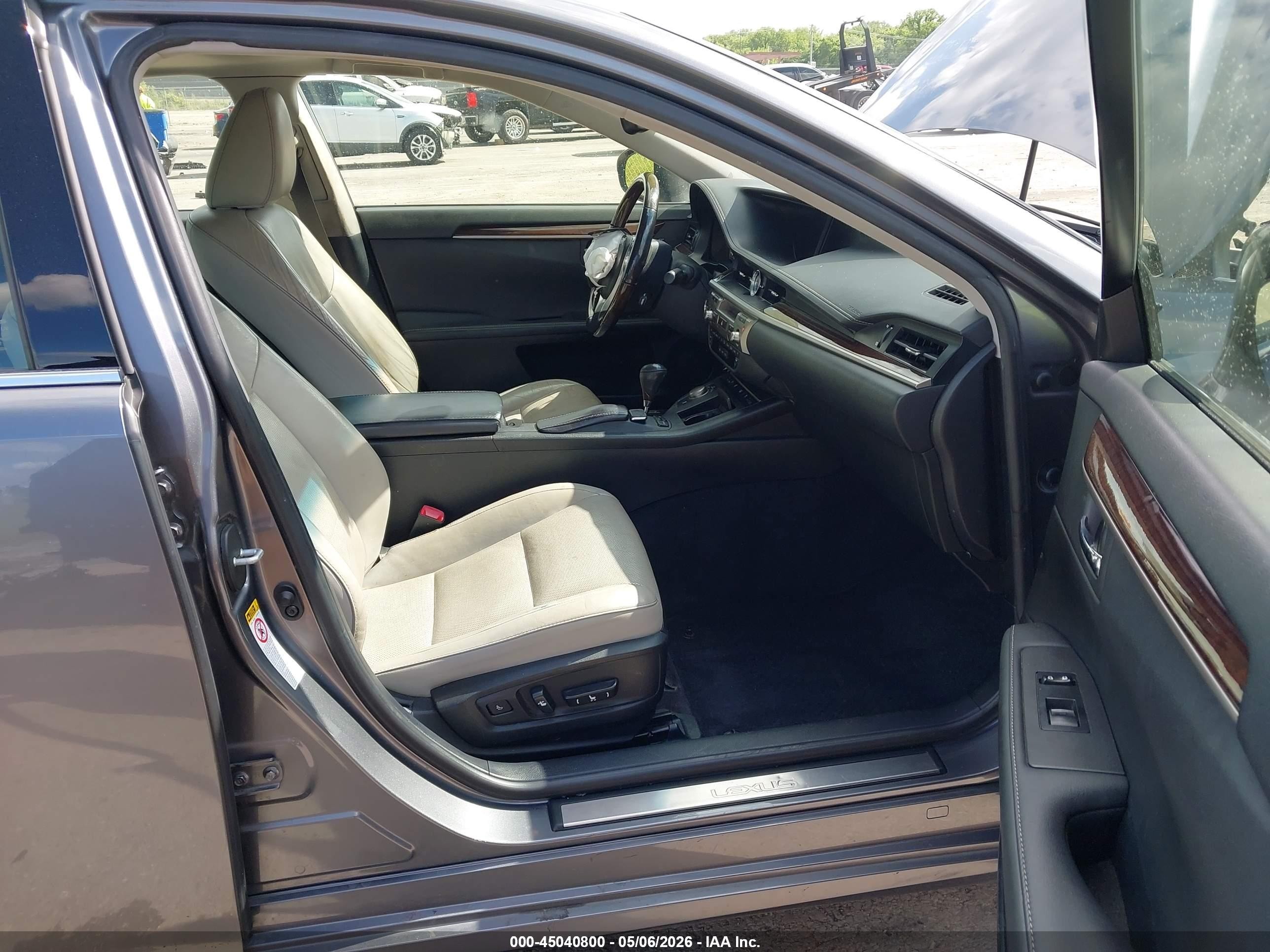 2015 Lexus Es 350   Gray vin: JTHBK1GG7F2190192