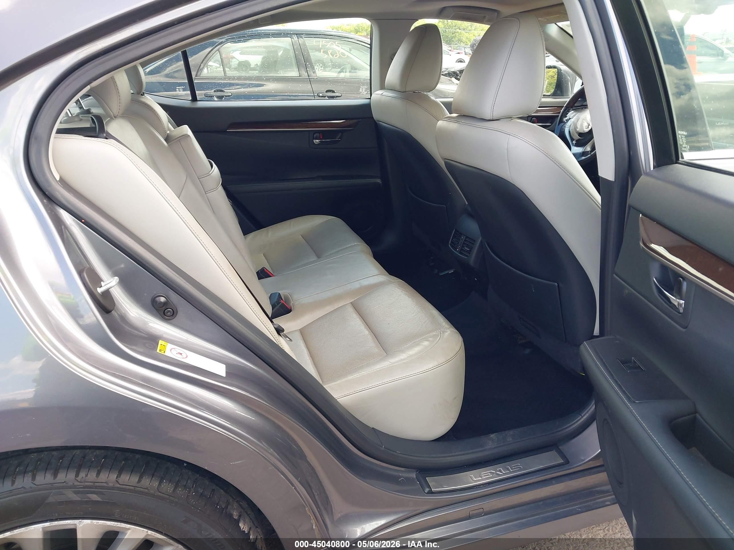 2015 Lexus Es 350   Gray vin: JTHBK1GG7F2190192