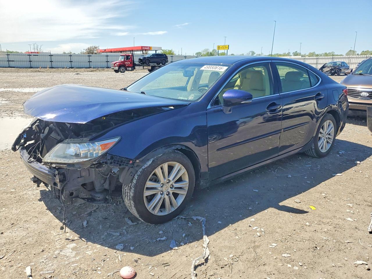 2015 Lexus Es 350 Blue vin: JTHBK1GG7F2196137