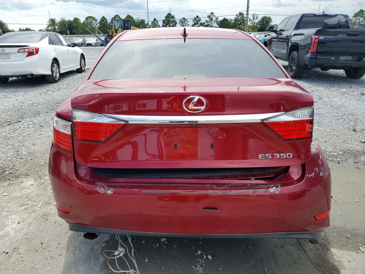 2015 Lexus Es 350 Красный vin: JTHBK1GG7F2203071
