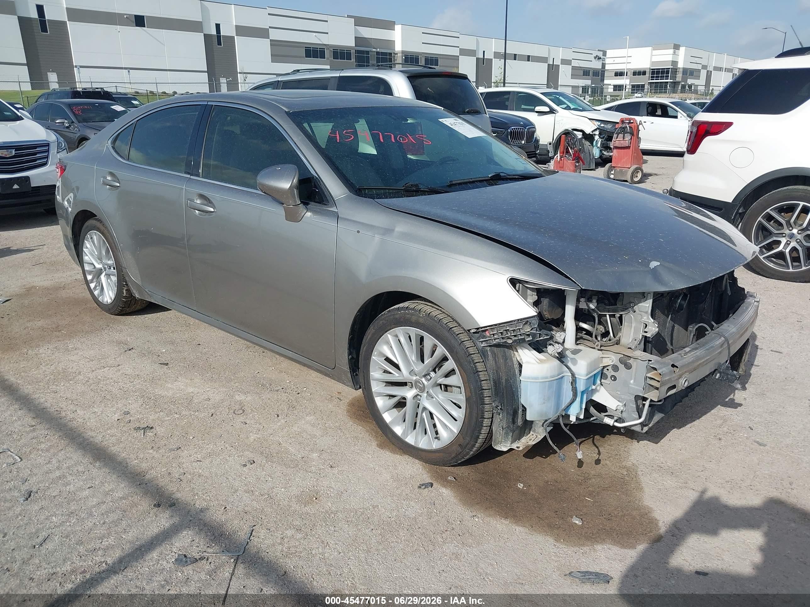 2015 Lexus Es 350   Gray vin: JTHBK1GG7F2208111