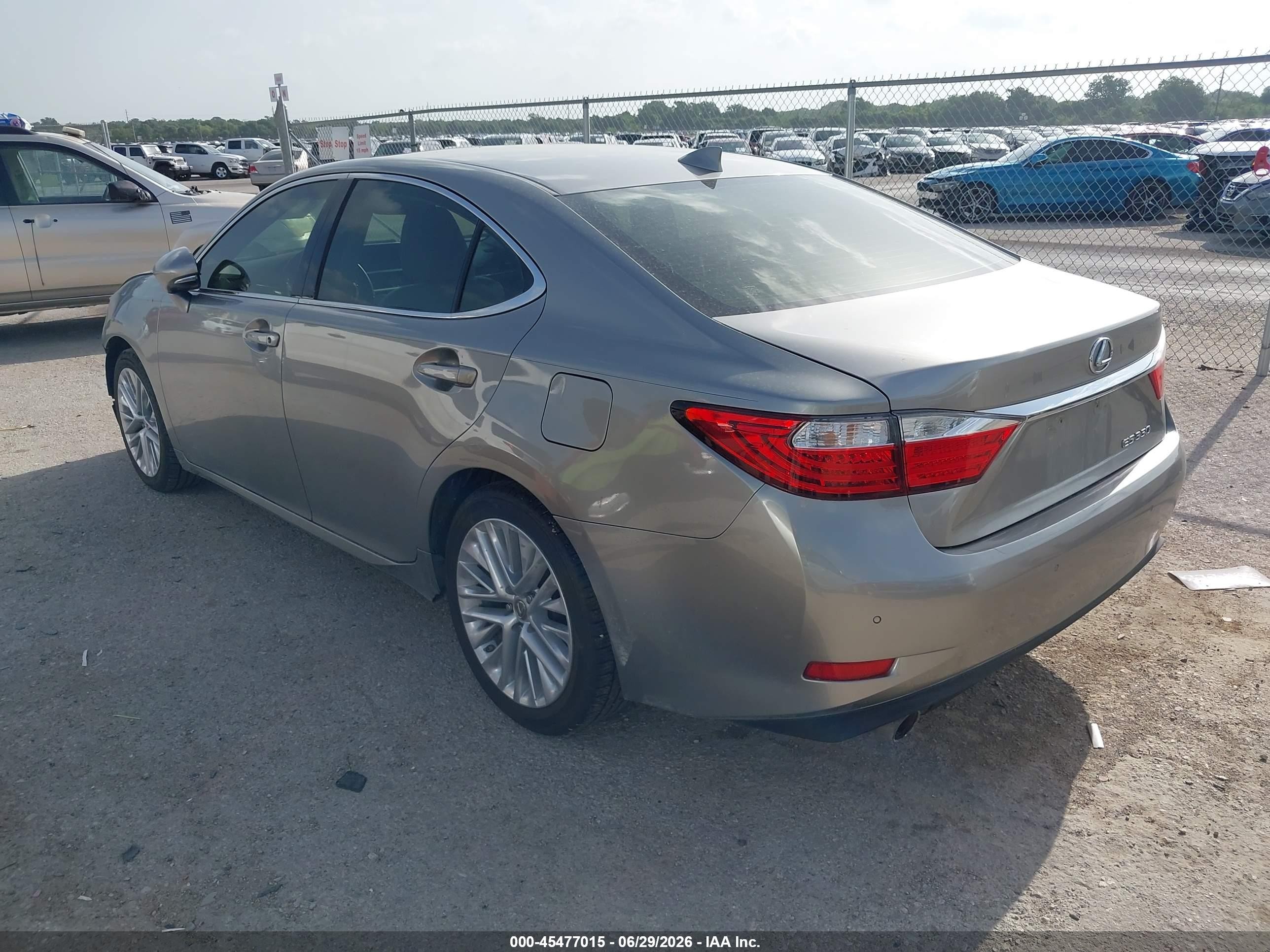 2015 Lexus Es 350   Gray vin: JTHBK1GG7F2208111