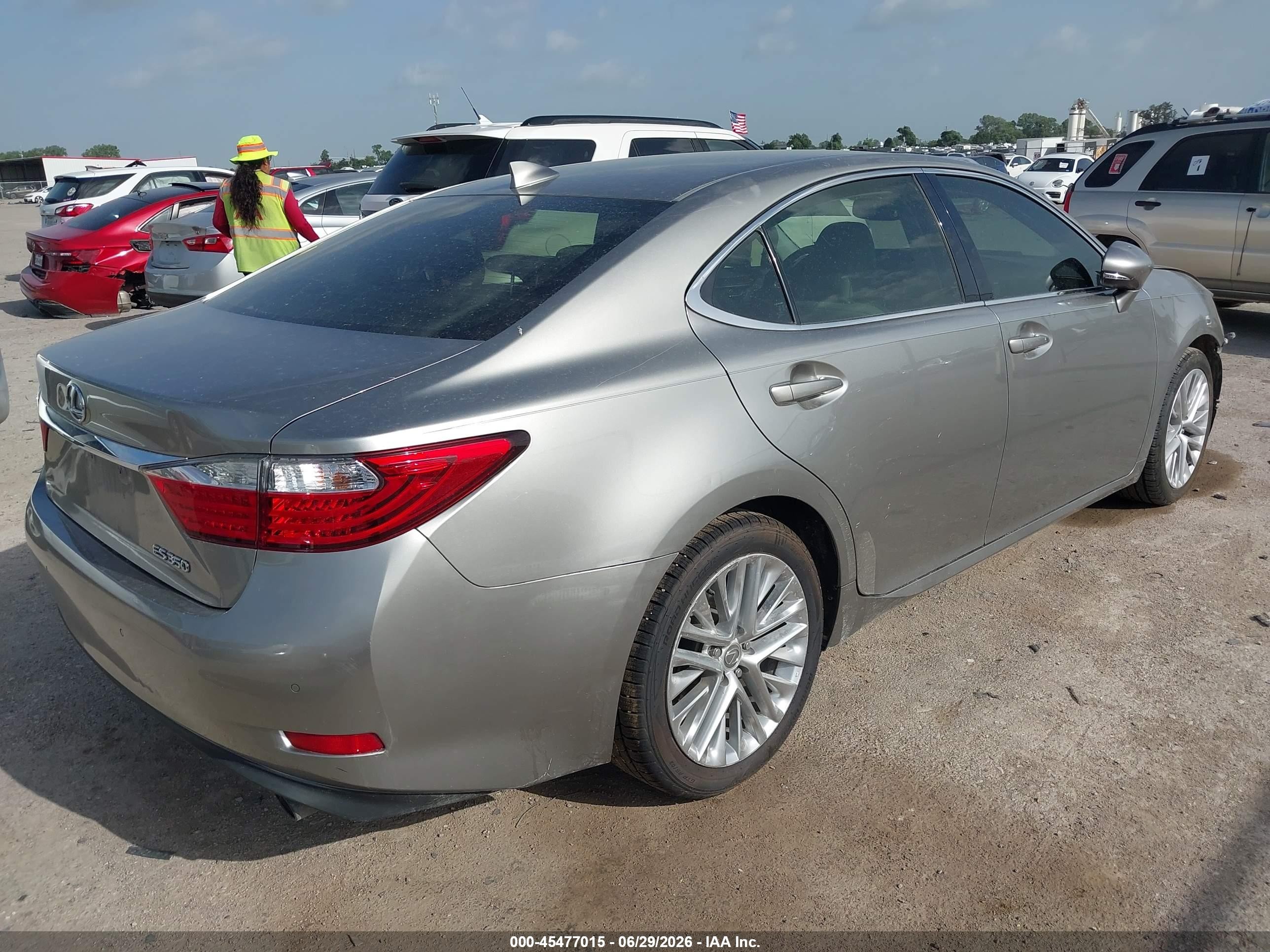 2015 Lexus Es 350   Gray vin: JTHBK1GG7F2208111