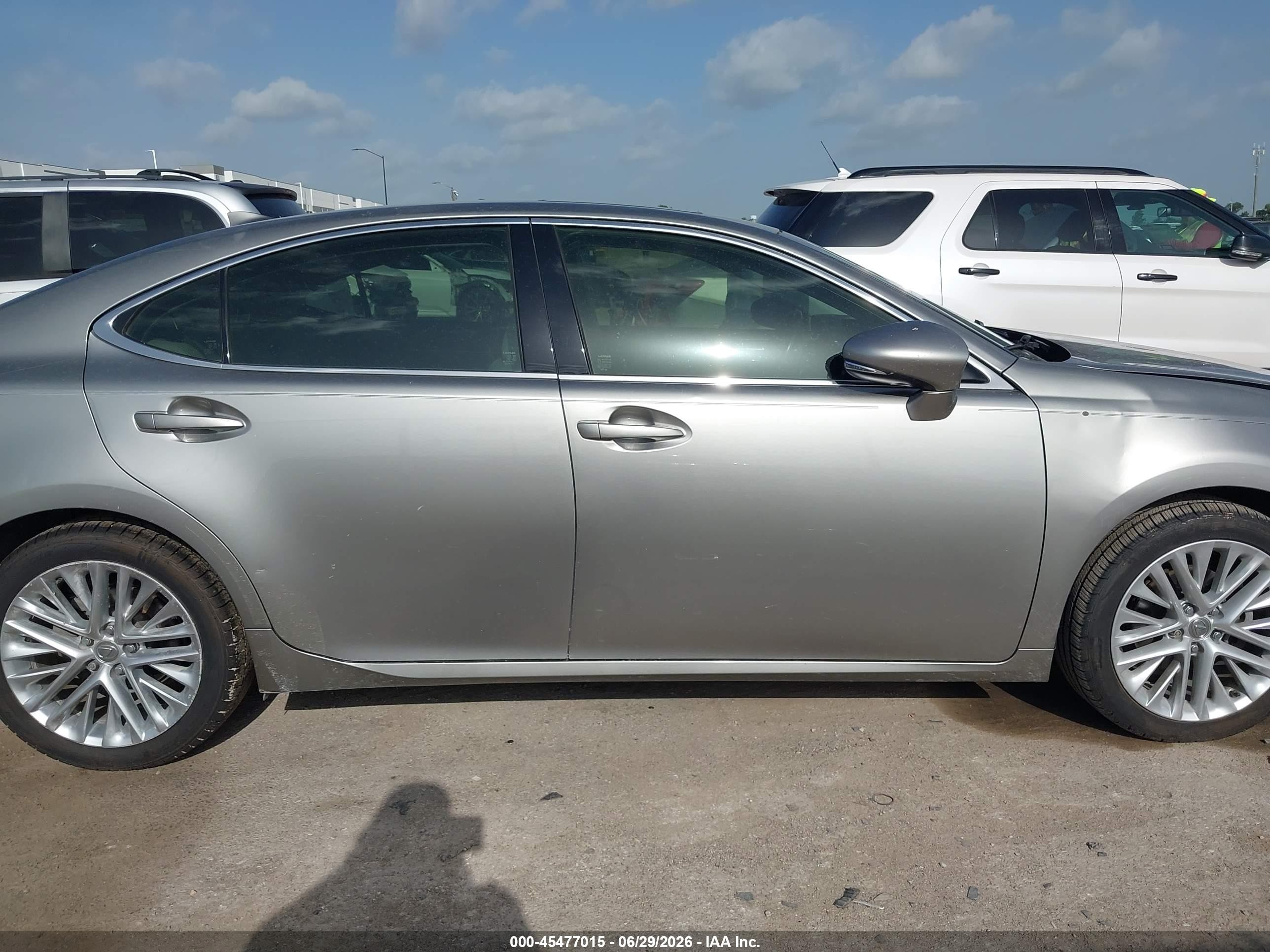 2015 Lexus Es 350   Gray vin: JTHBK1GG7F2208111