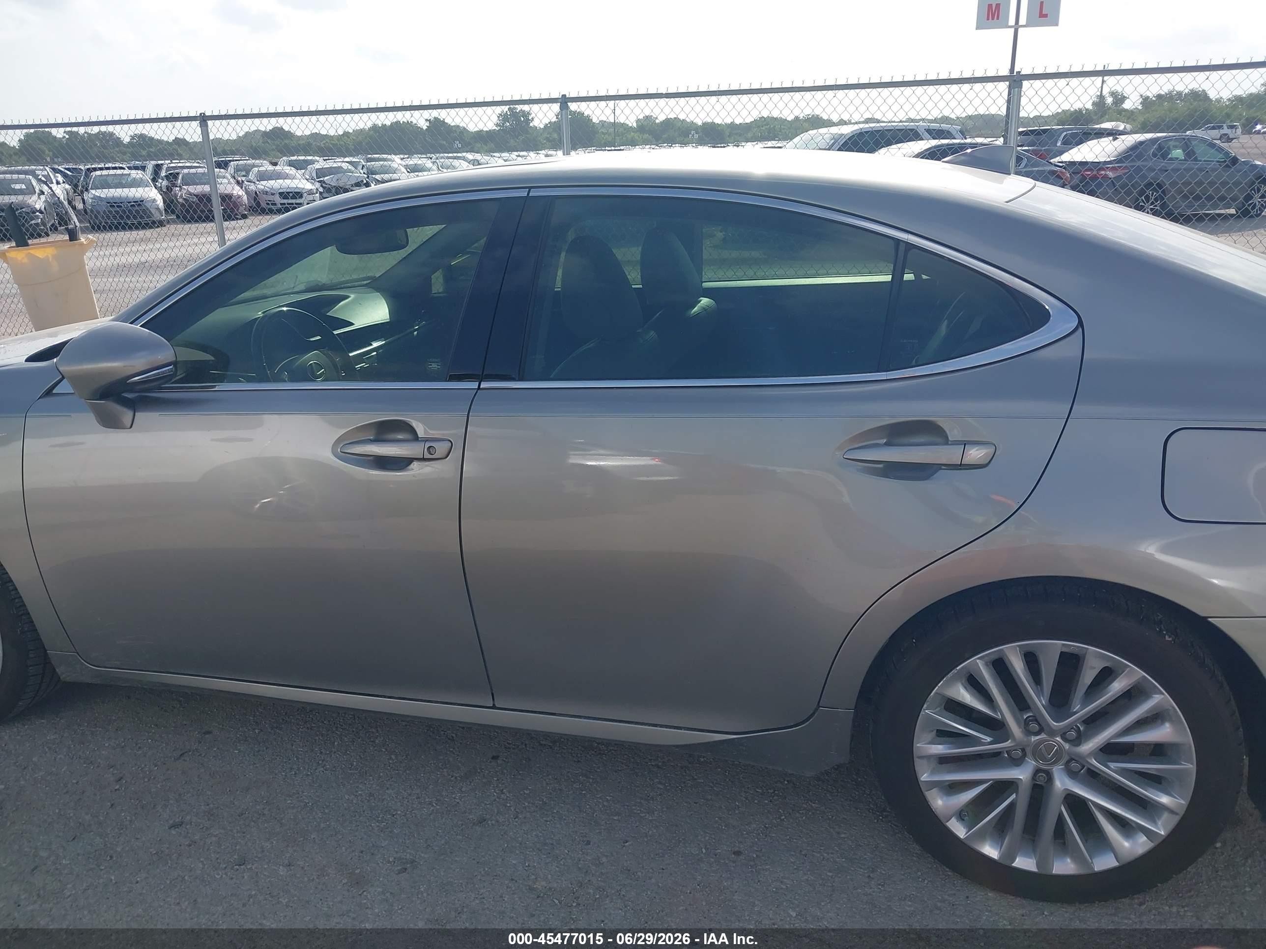 2015 Lexus Es 350   Gray vin: JTHBK1GG7F2208111