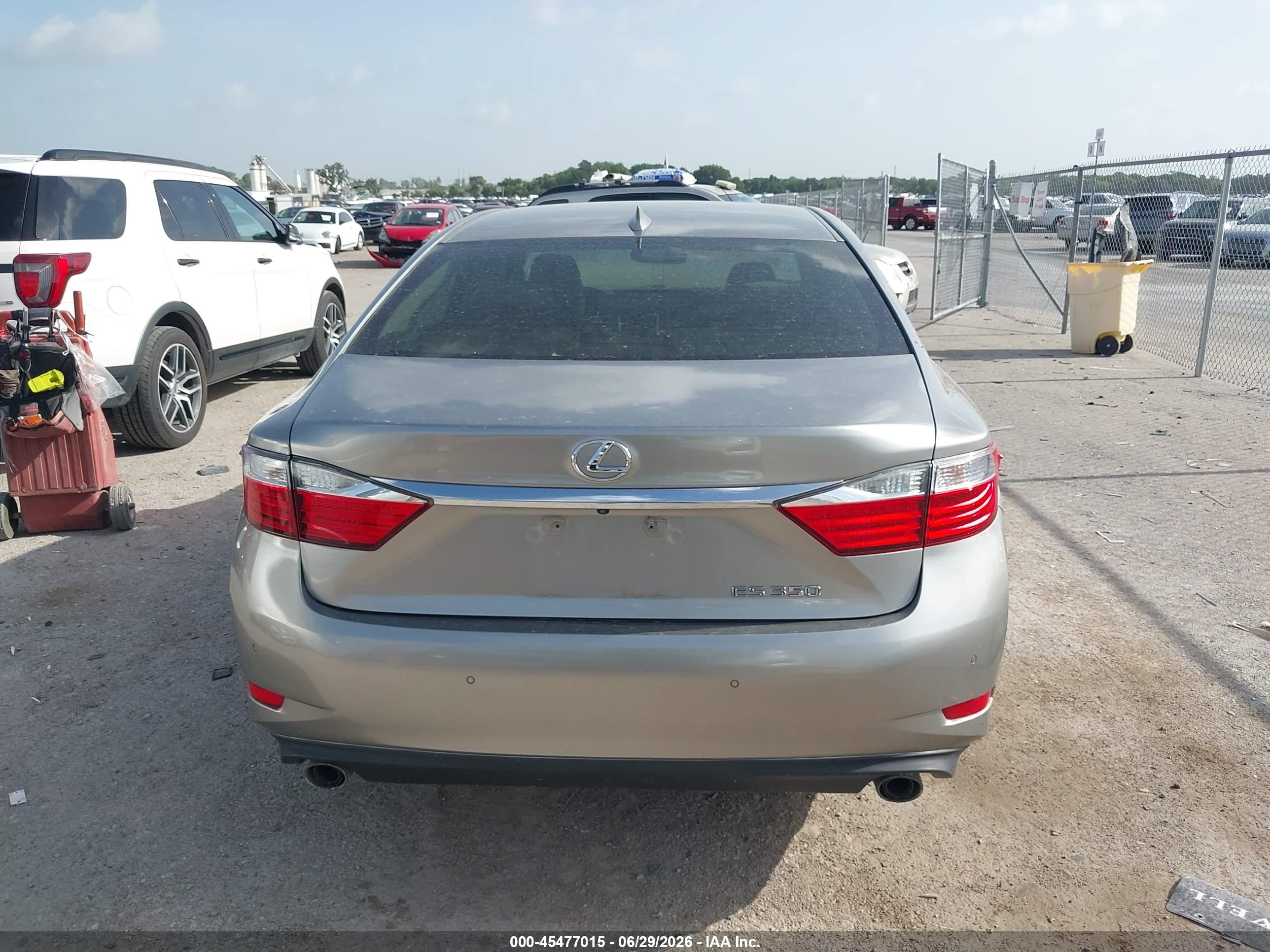 2015 Lexus Es 350   Gray vin: JTHBK1GG7F2208111