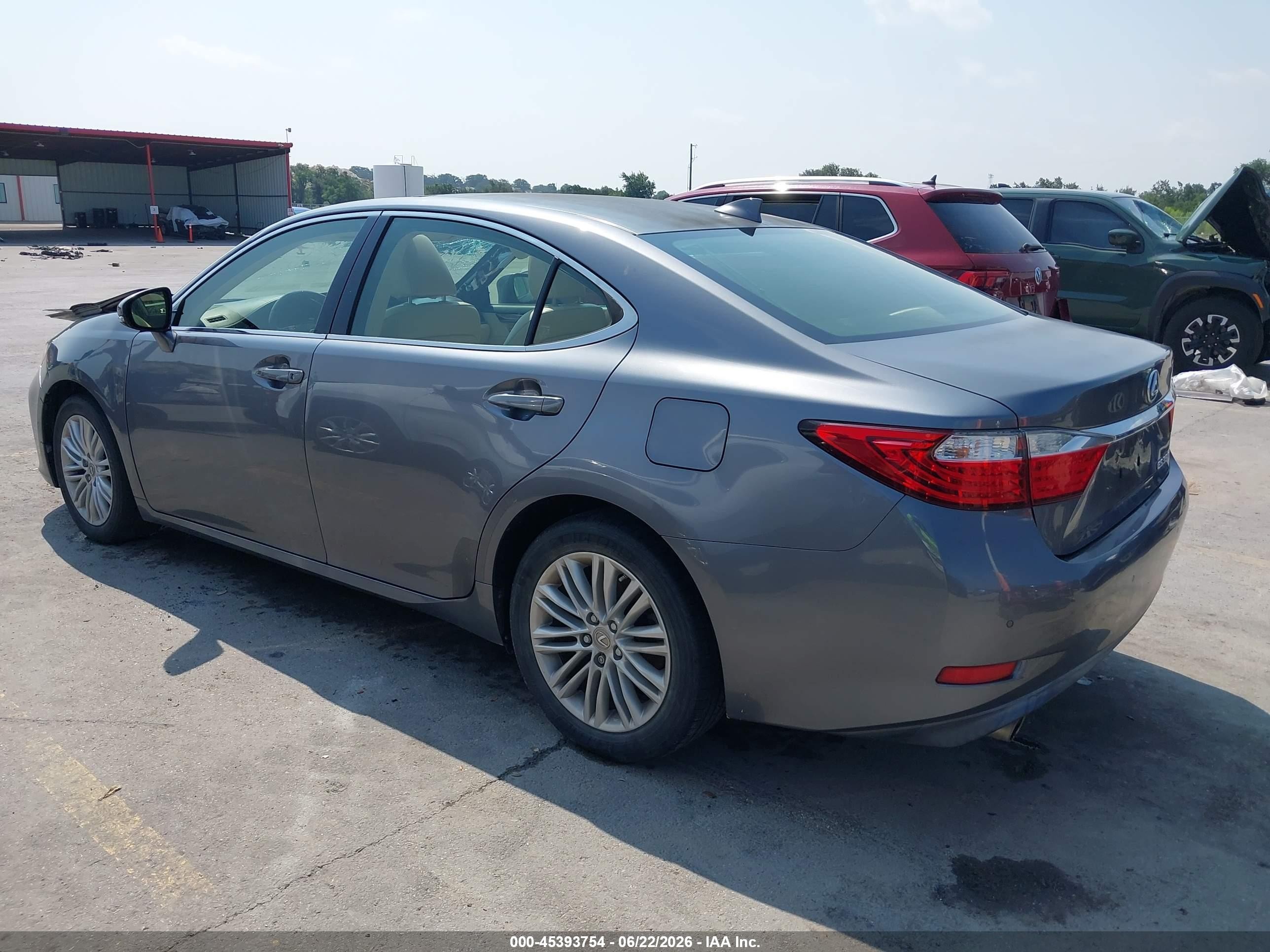 2015 Lexus Es 350   Gray vin: JTHBK1GG7F2209906