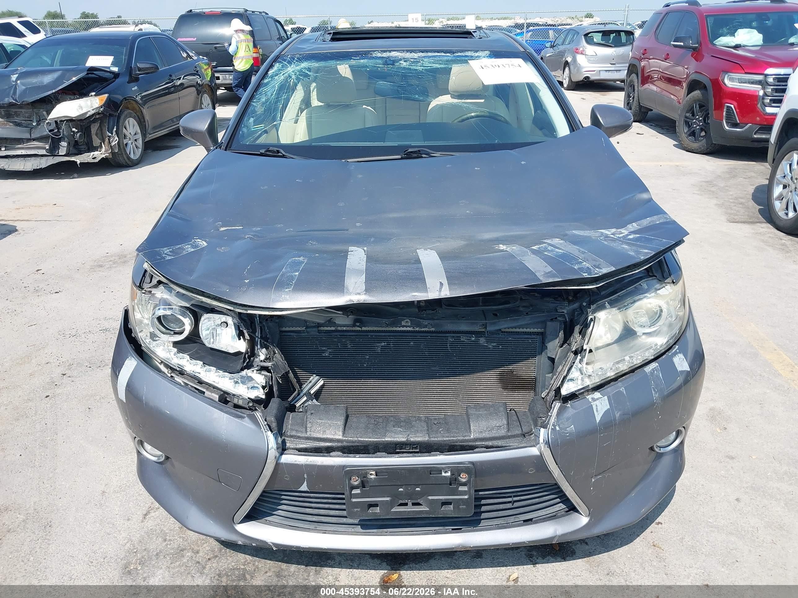 2015 Lexus Es 350   Gray vin: JTHBK1GG7F2209906