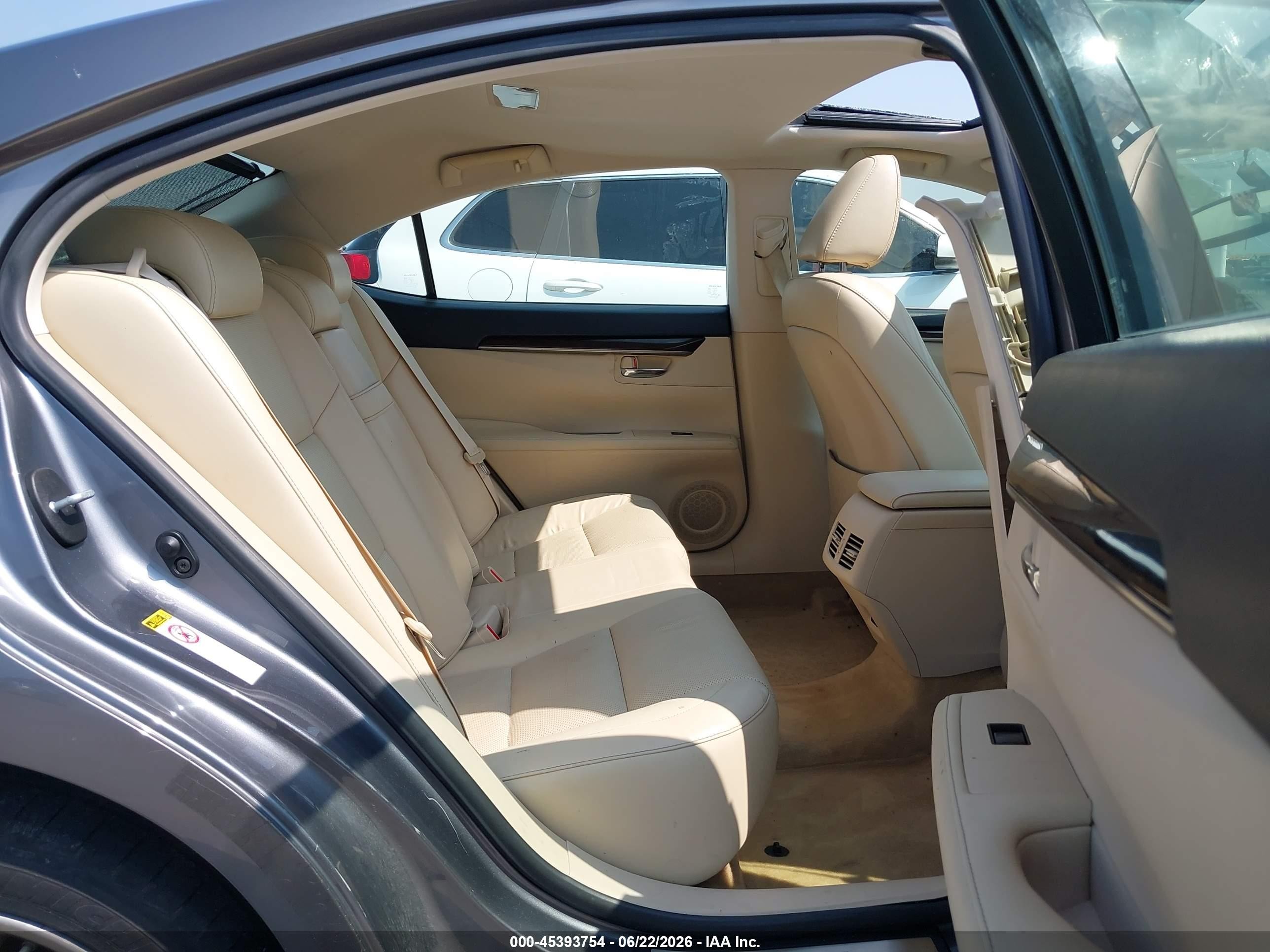 2015 Lexus Es 350   Gray vin: JTHBK1GG7F2209906