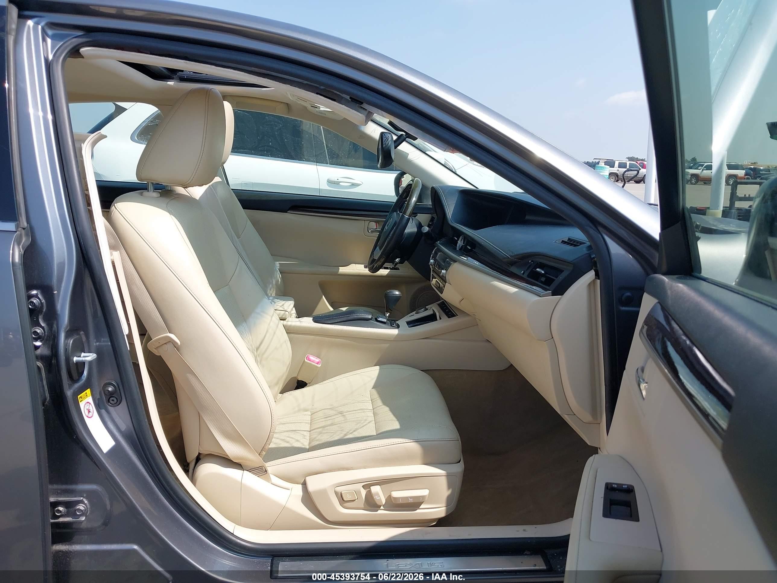 2015 Lexus Es 350   Gray vin: JTHBK1GG7F2209906