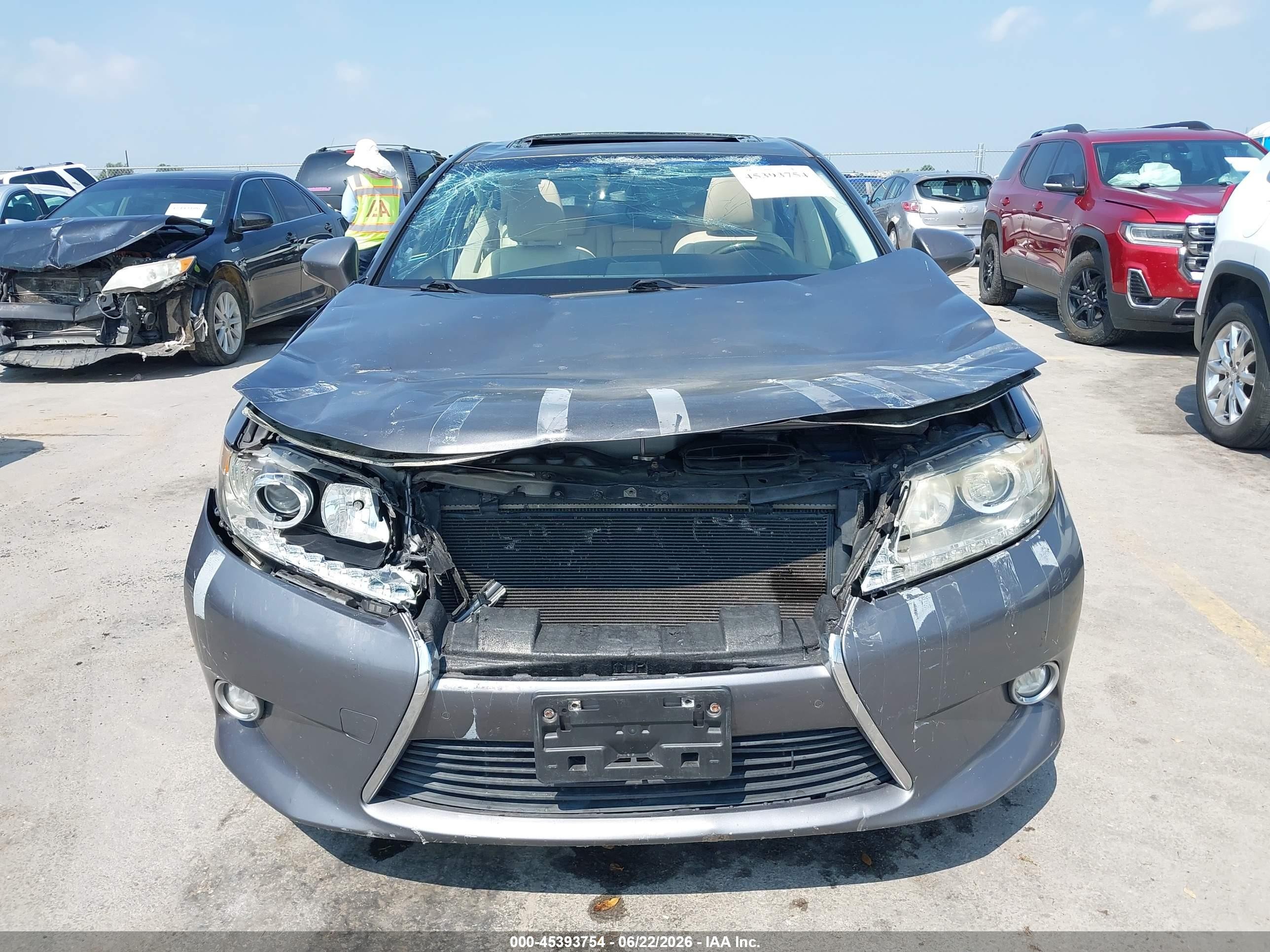 2015 Lexus Es 350   Gray vin: JTHBK1GG7F2209906