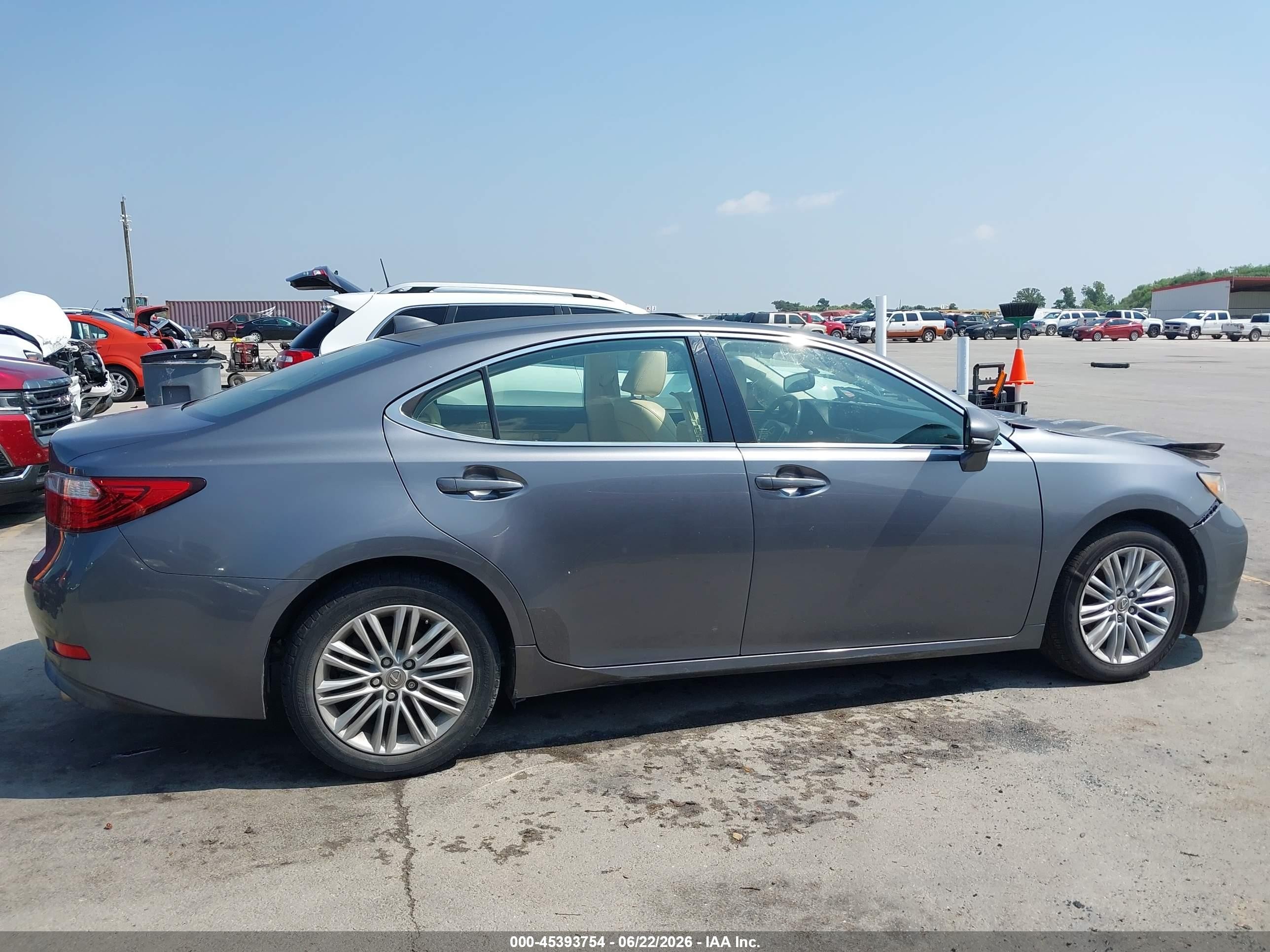 2015 Lexus Es 350   Gray vin: JTHBK1GG7F2209906