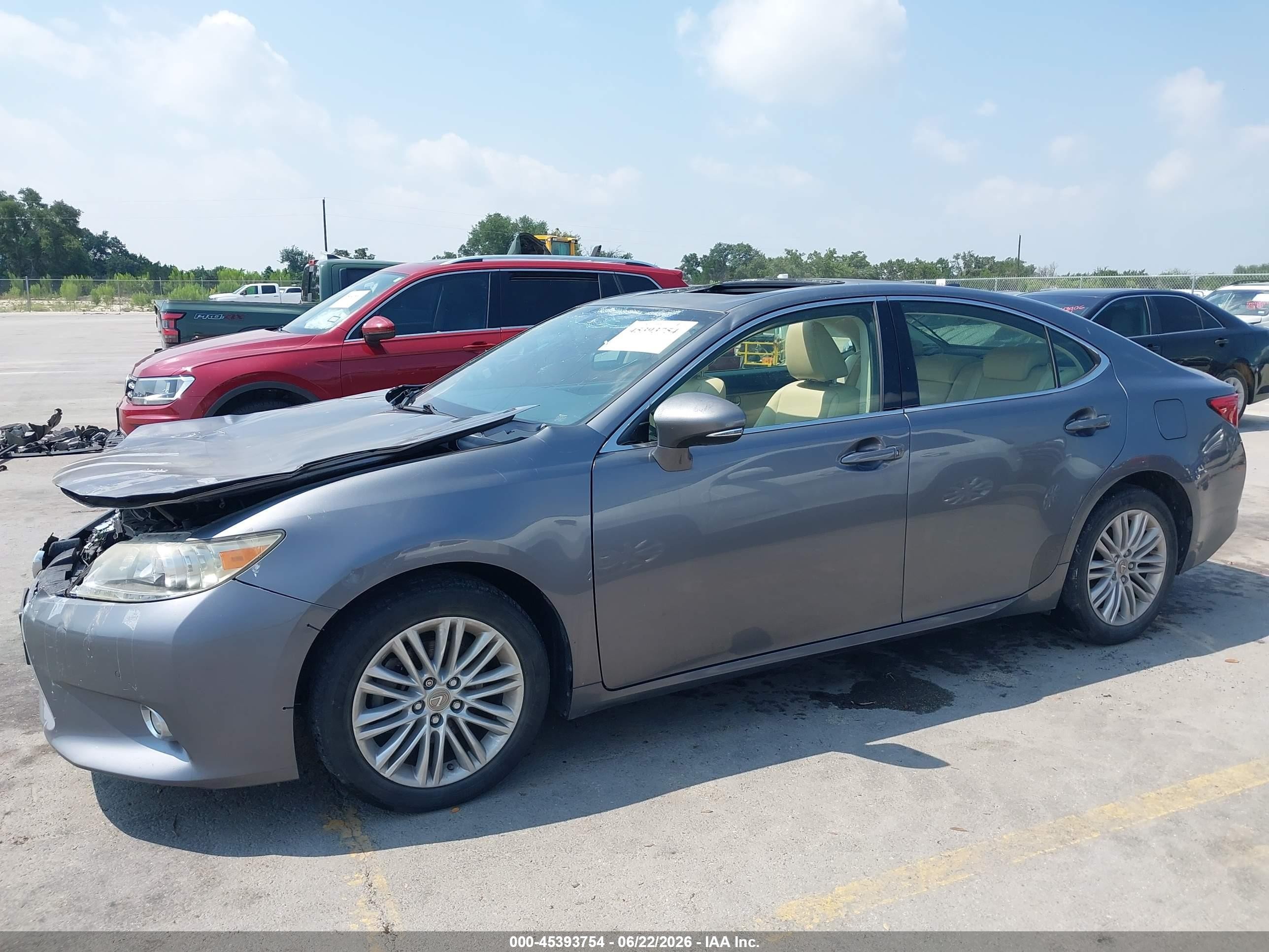 2015 Lexus Es 350   Gray vin: JTHBK1GG7F2209906