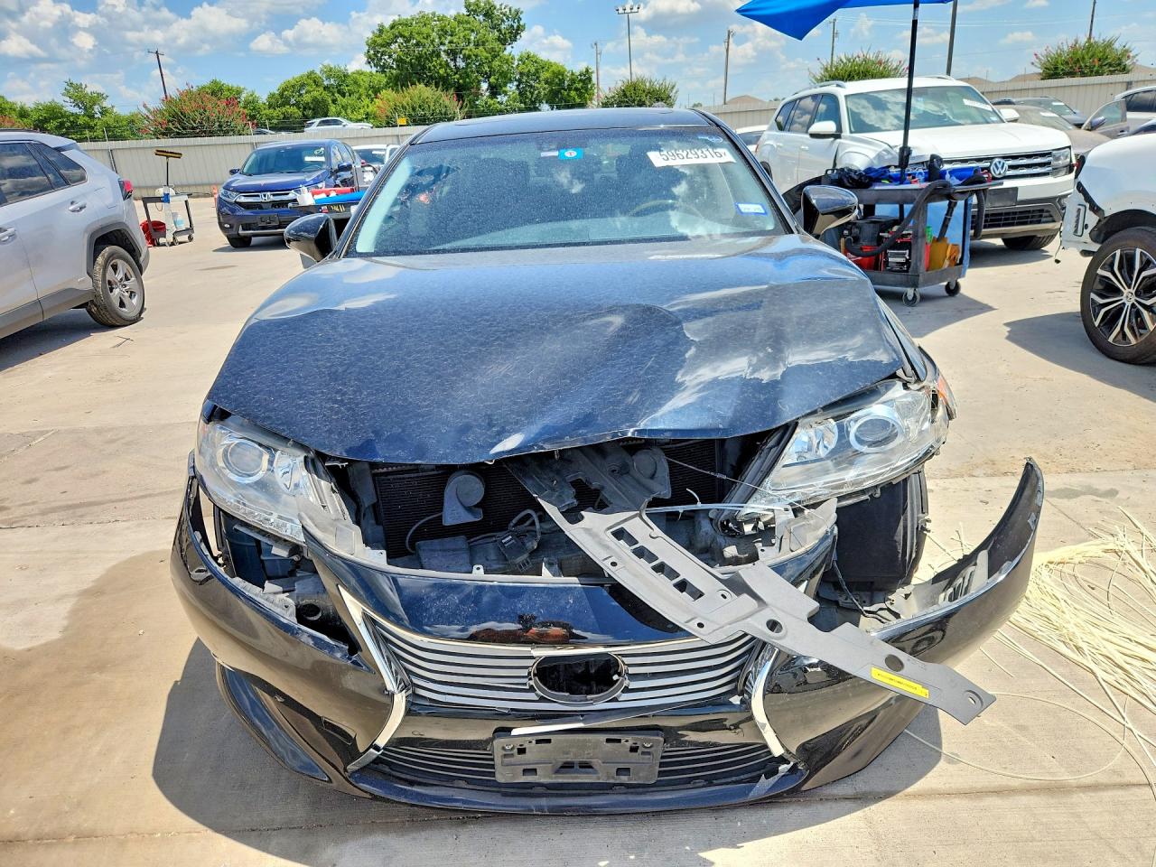 2013 Lexus Es 350 Black vin: JTHBK1GG8D2010084