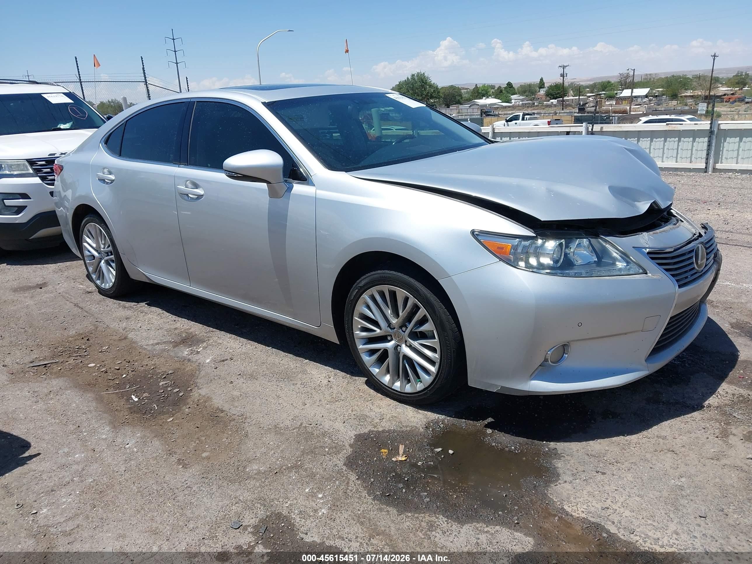 2013 Lexus Es 350   Silver vin: JTHBK1GG8D2010750