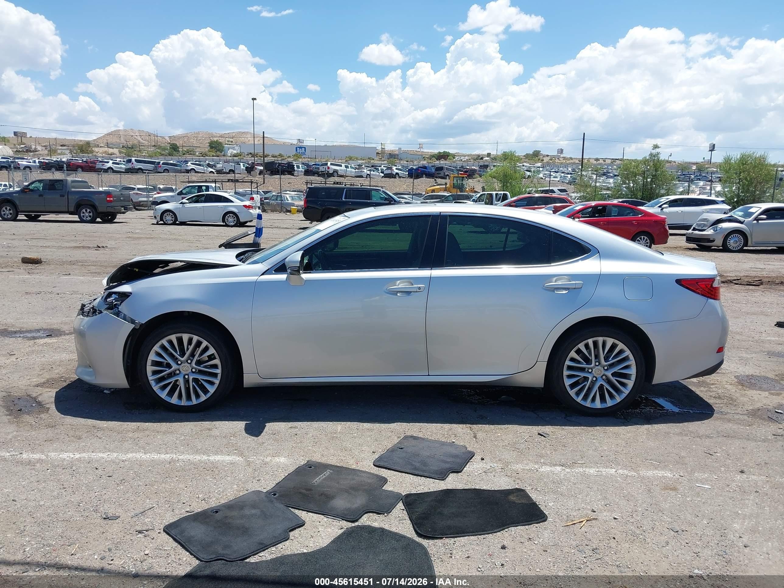 2013 Lexus Es 350   Silver vin: JTHBK1GG8D2010750