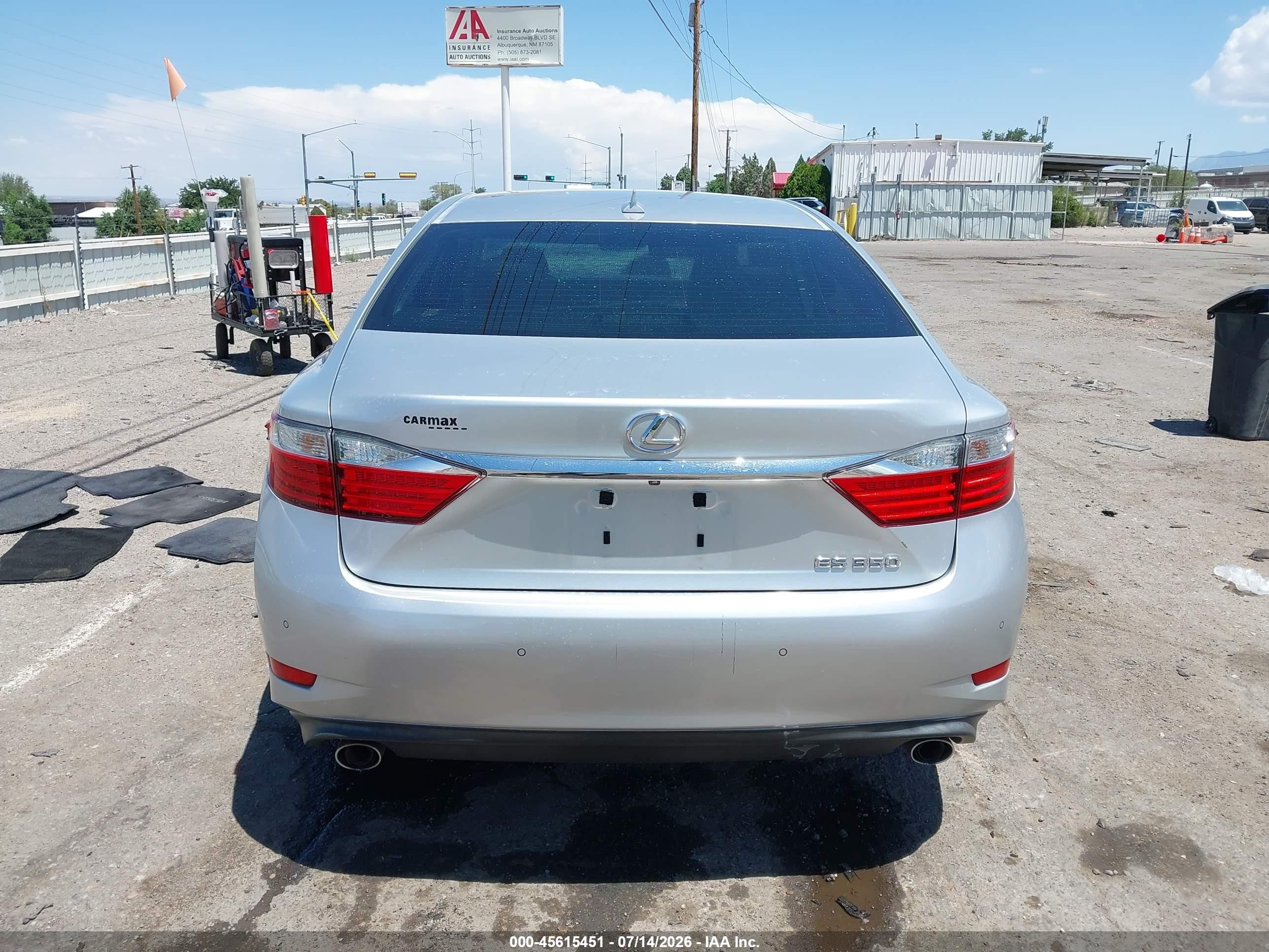 2013 Lexus Es 350   Silver vin: JTHBK1GG8D2010750