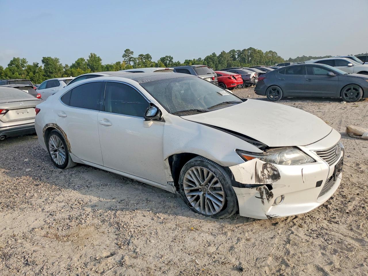 2013 Lexus Es 350 Белый vin: JTHBK1GG8D2057406