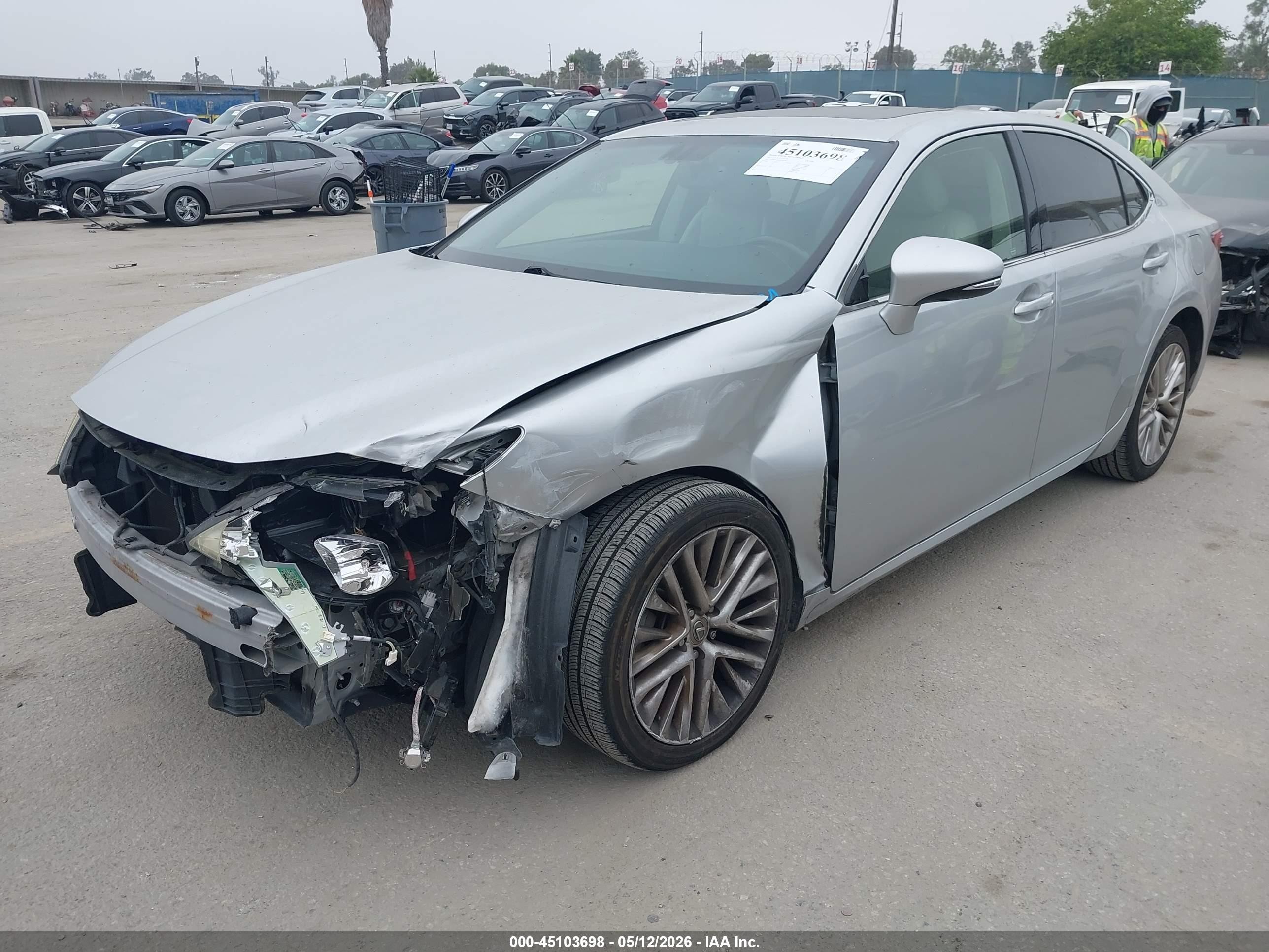 2013 Lexus Es 350 Gray vin: JTHBK1GG8D2067840