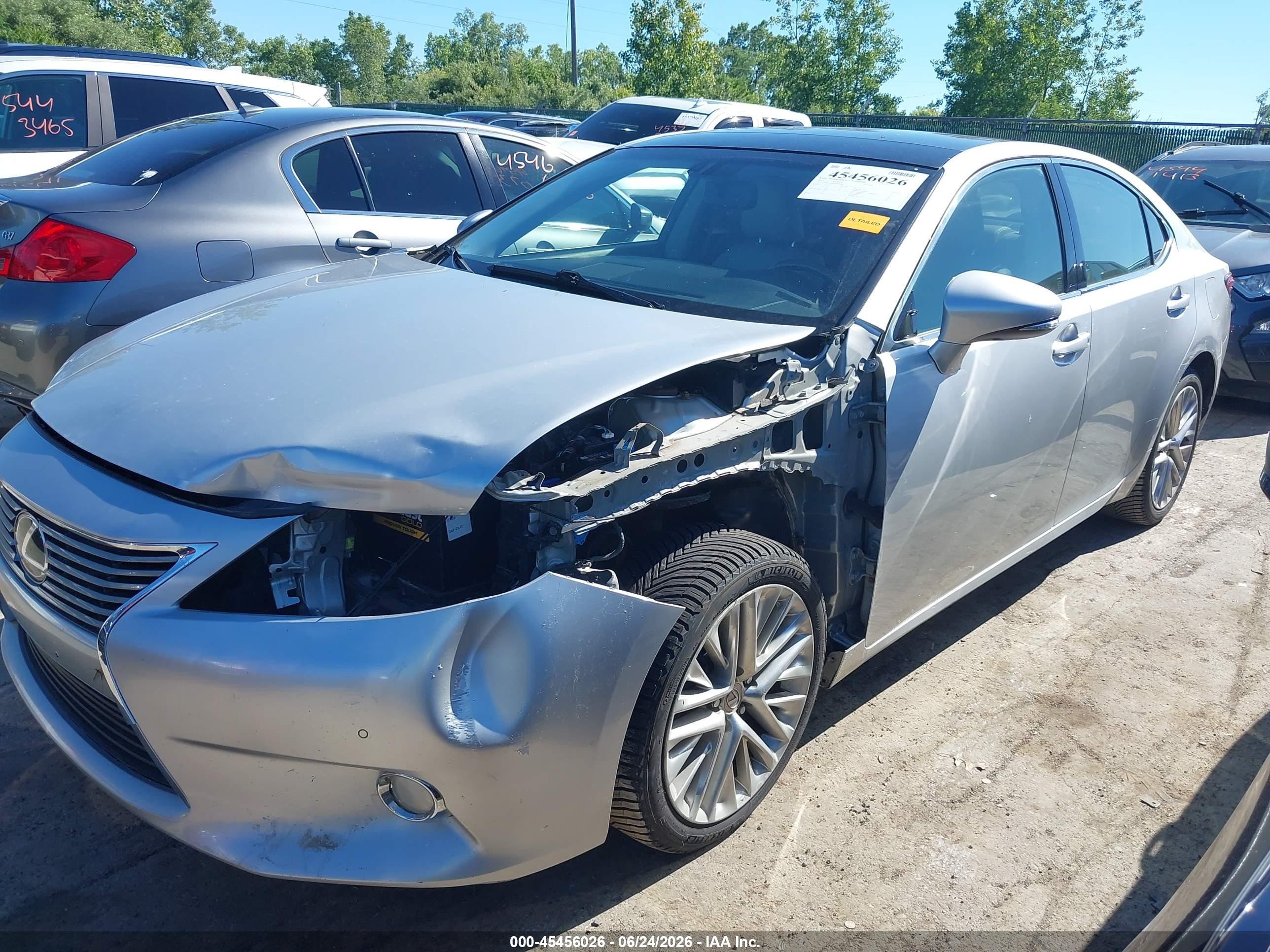 2013 Lexus Es 350   Silver vin: JTHBK1GG8D2069264