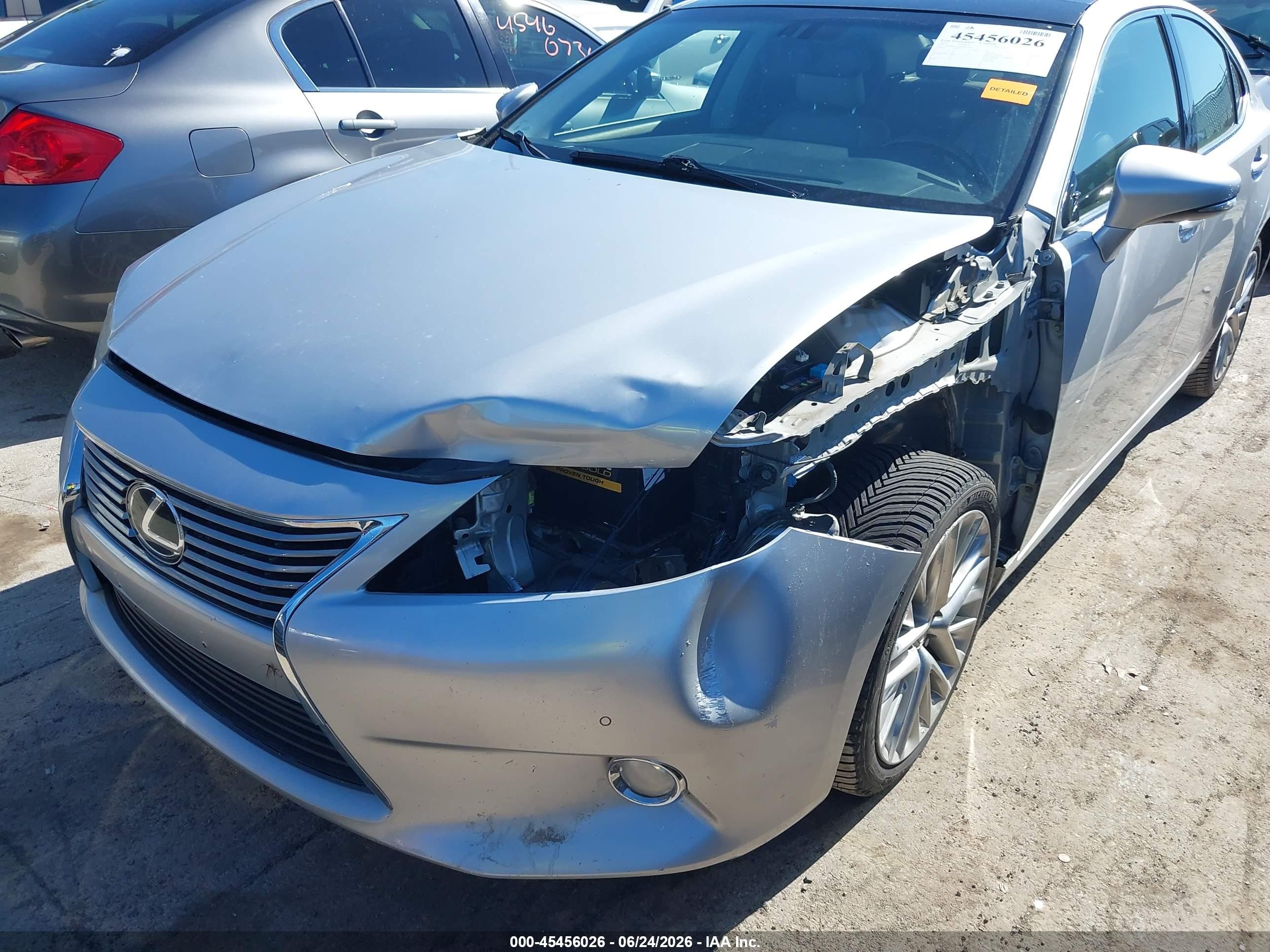 2013 Lexus Es 350   Silver vin: JTHBK1GG8D2069264