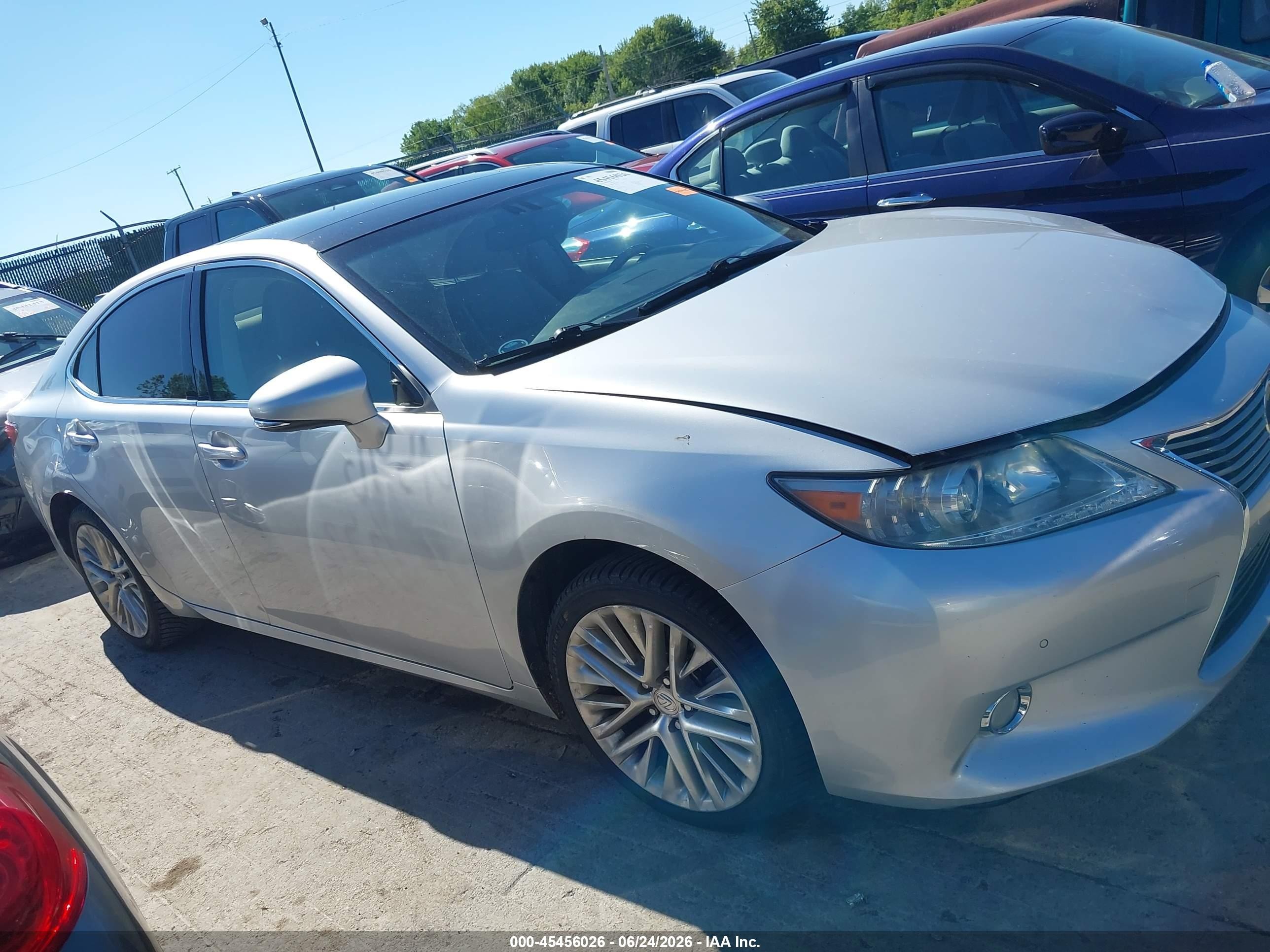 2013 Lexus Es 350   Silver vin: JTHBK1GG8D2069264