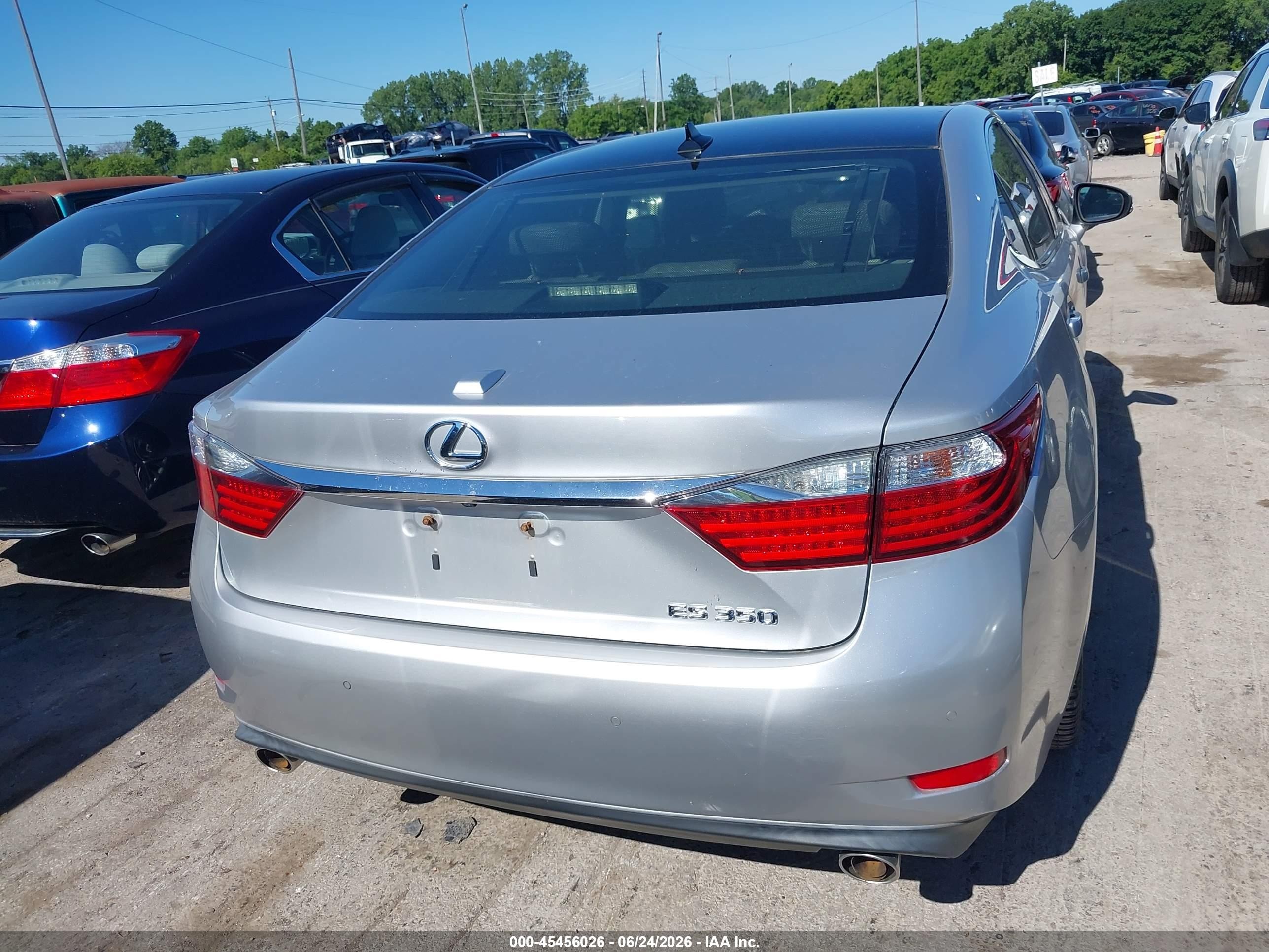2013 Lexus Es 350   Silver vin: JTHBK1GG8D2069264