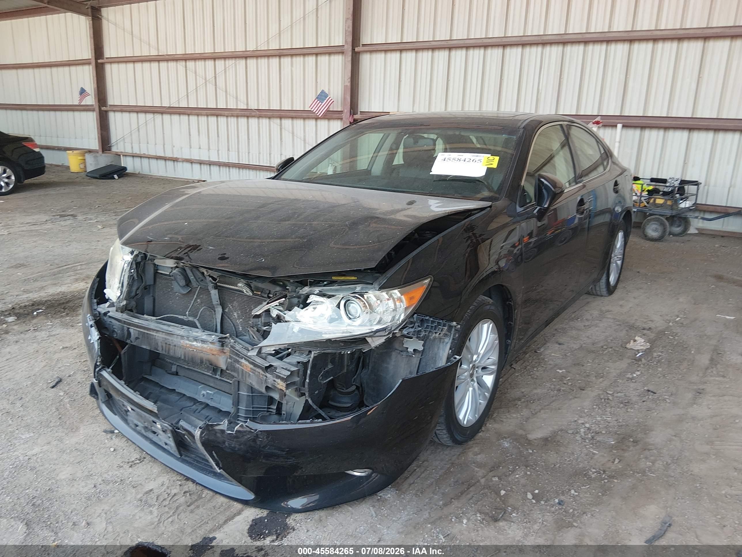 2013 Lexus Es 350 Black vin: JTHBK1GG8D2077994