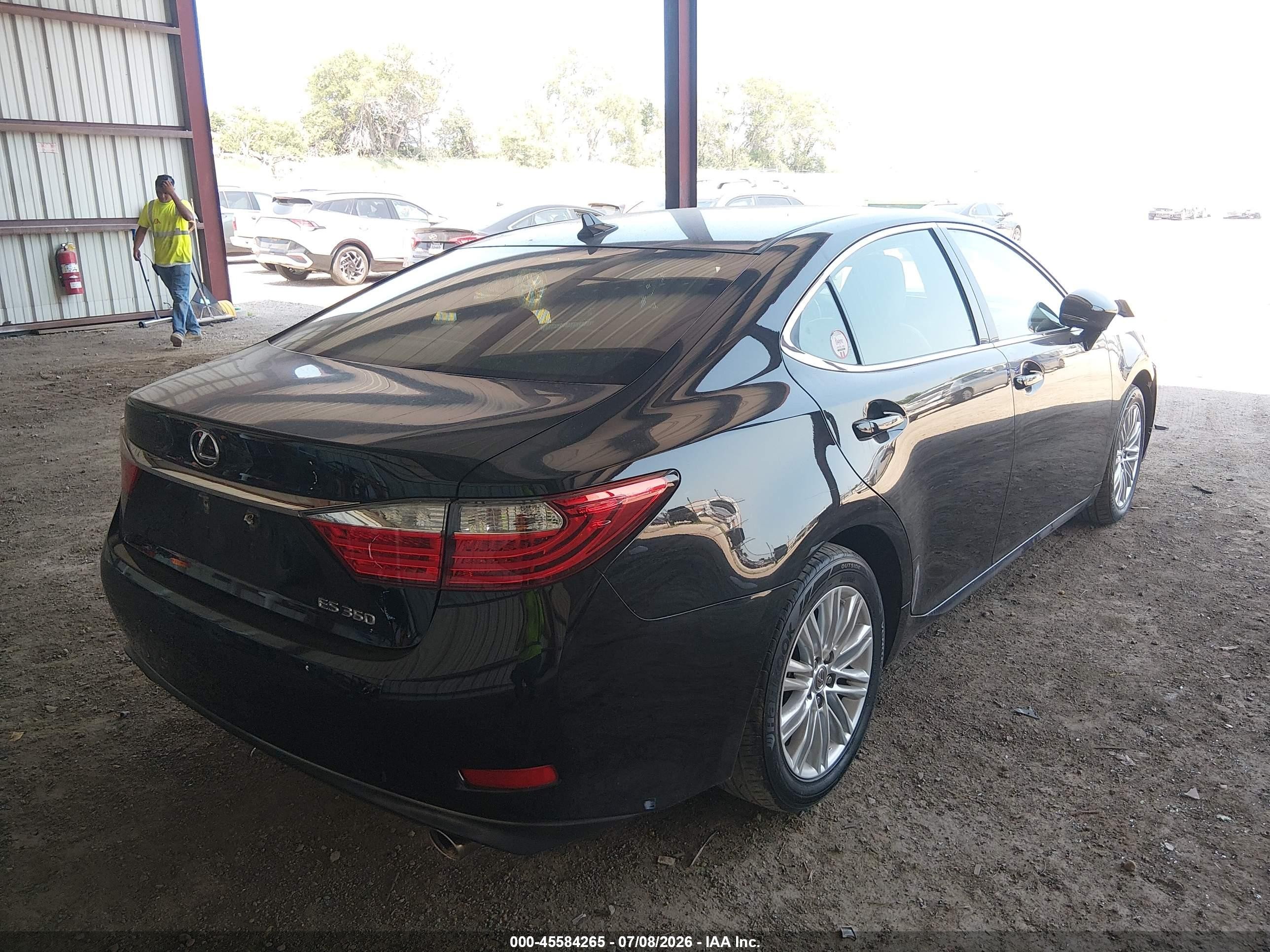 2013 Lexus Es 350 Black vin: JTHBK1GG8D2077994