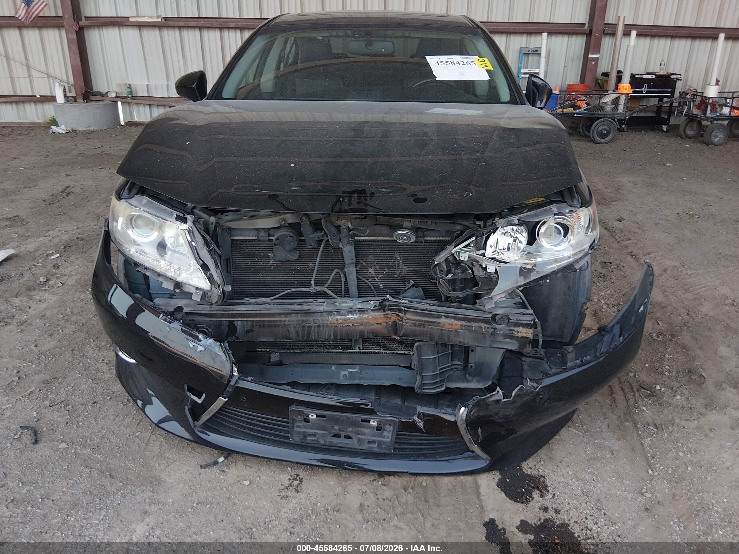 2013 Lexus Es 350 Black vin: JTHBK1GG8D2077994