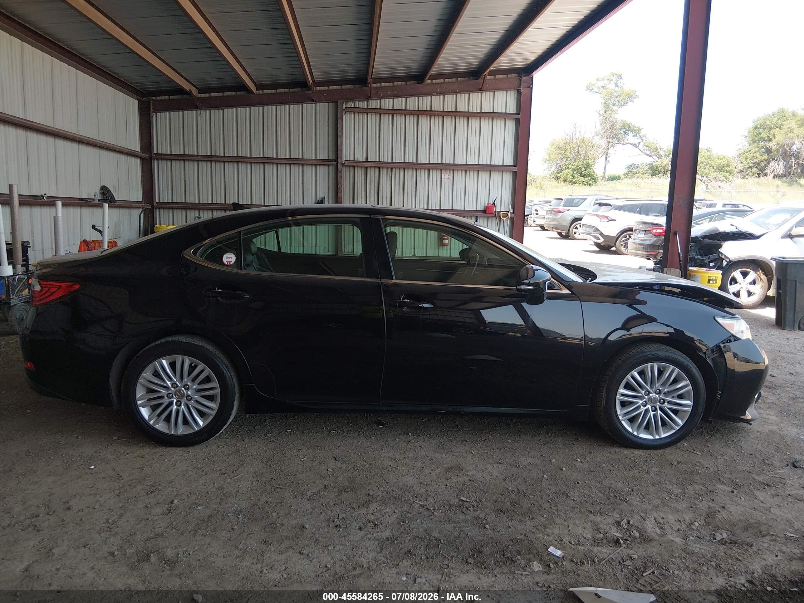 2013 Lexus Es 350 Black vin: JTHBK1GG8D2077994