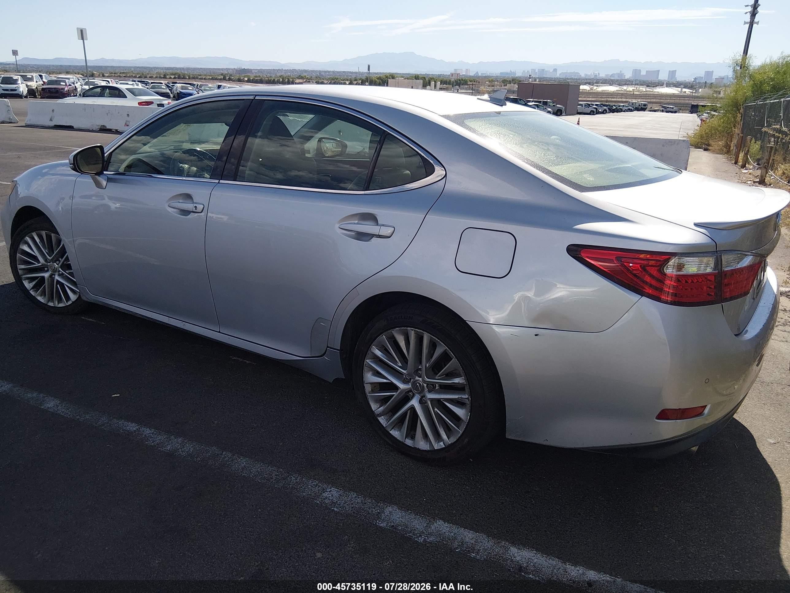 2013 Lexus Es 350   Silver vin: JTHBK1GG8D2080359