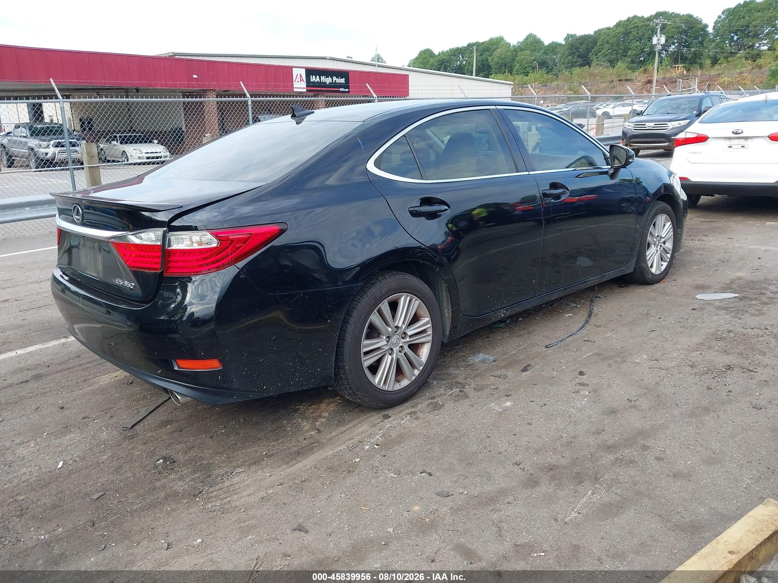 2014 Lexus Es 350   Black vin: JTHBK1GG8E2087510