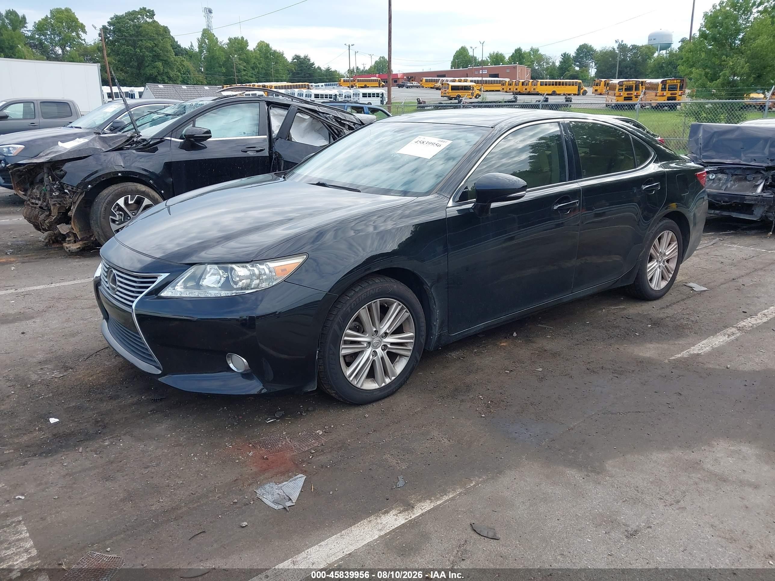 2014 Lexus Es 350   Black vin: JTHBK1GG8E2087510