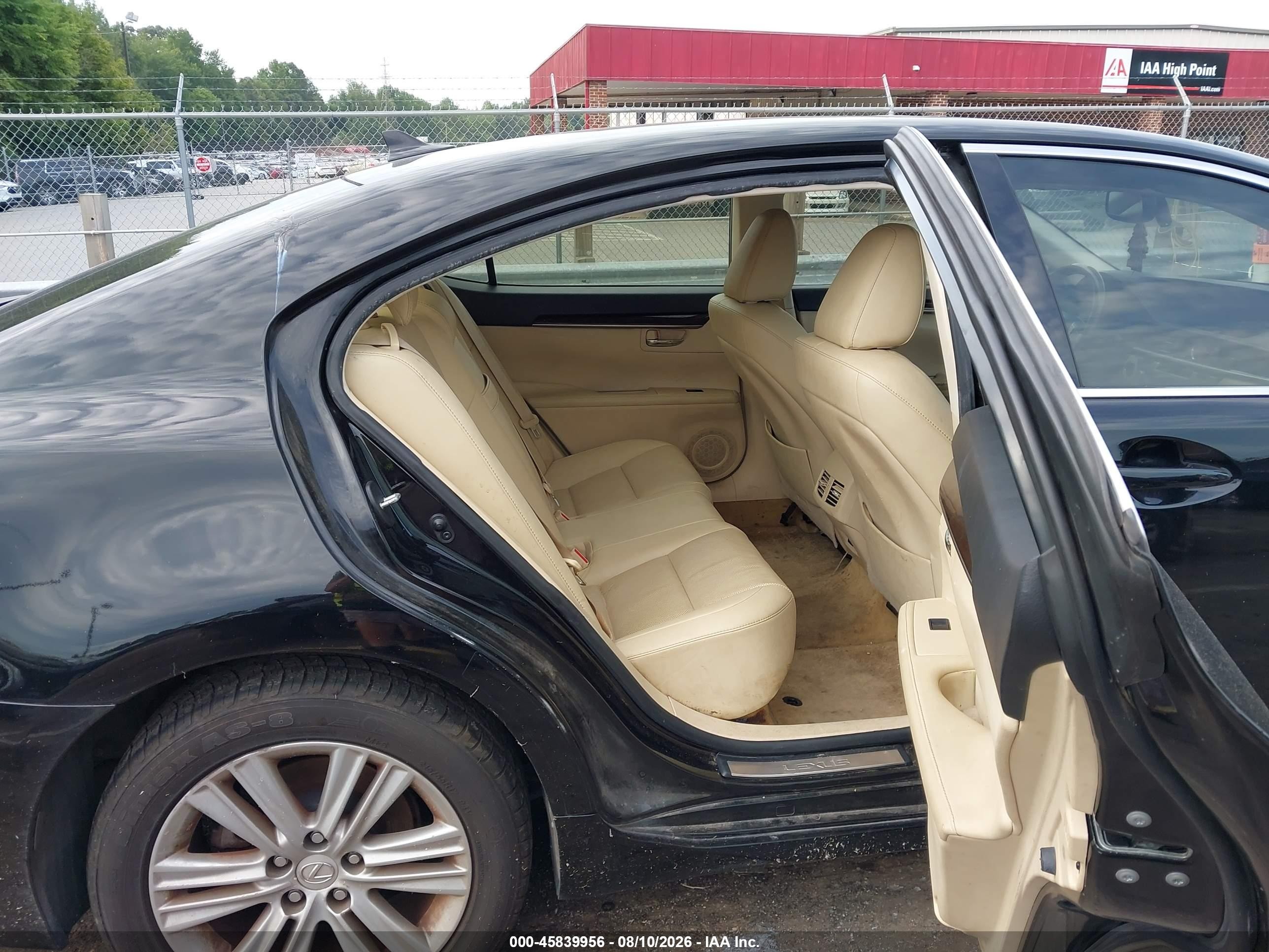 2014 Lexus Es 350   Black vin: JTHBK1GG8E2087510