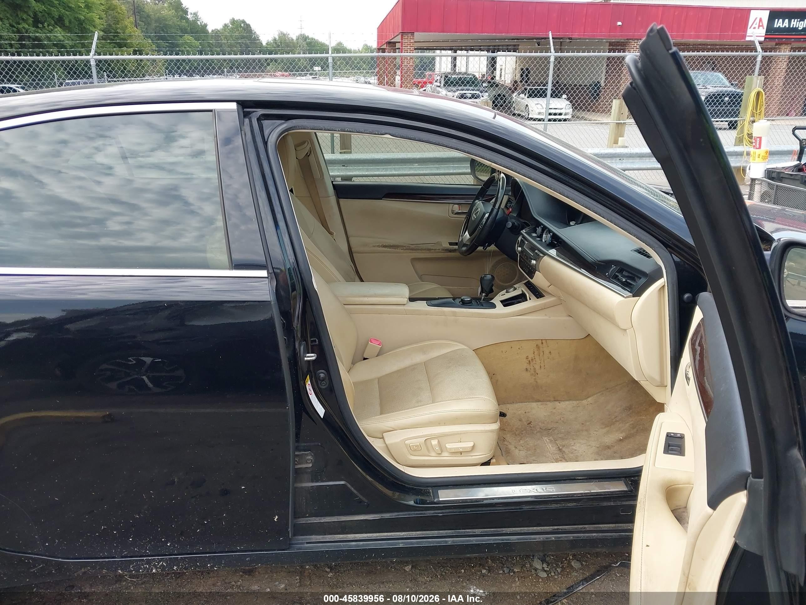2014 Lexus Es 350   Black vin: JTHBK1GG8E2087510
