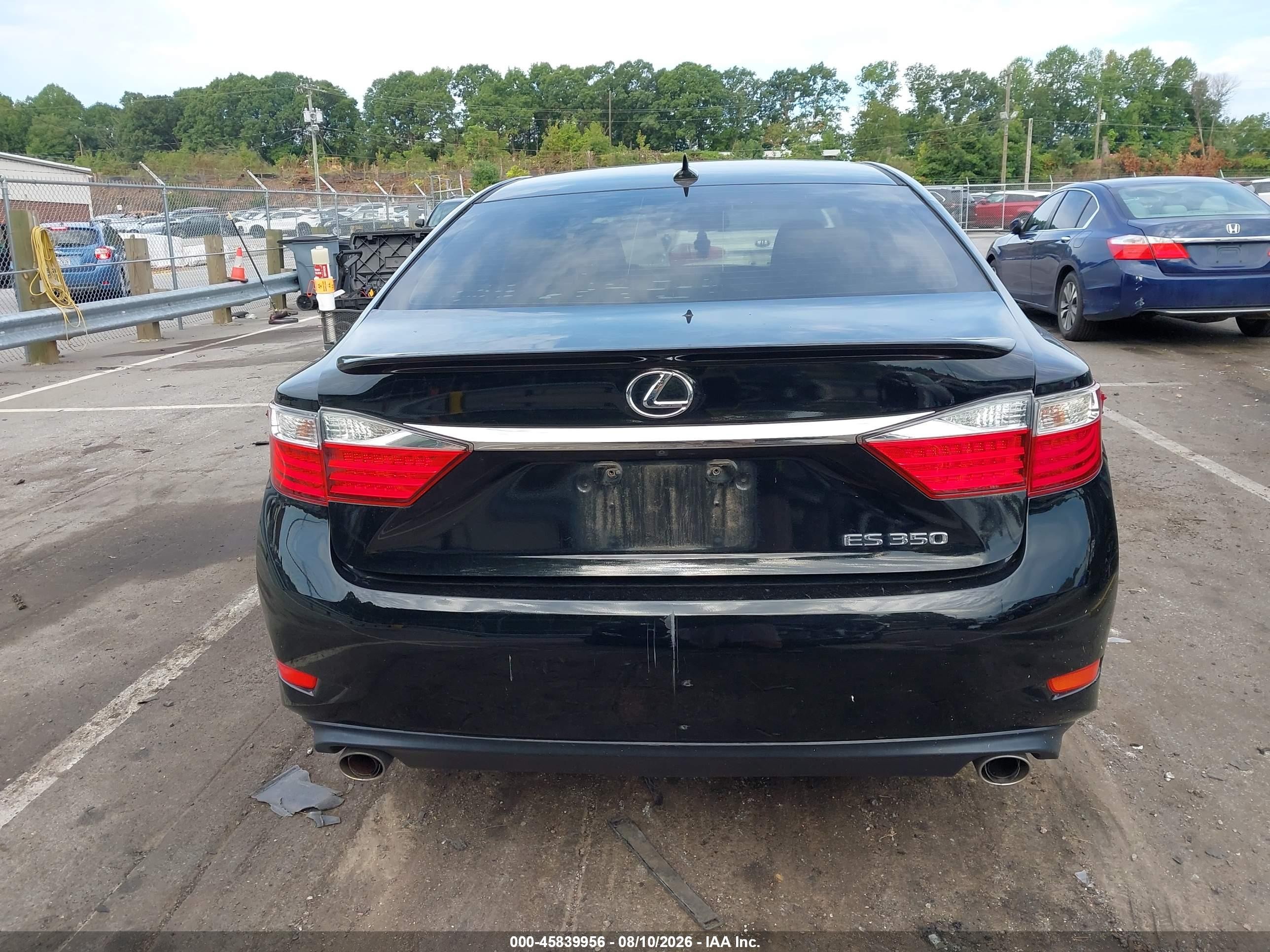 2014 Lexus Es 350   Black vin: JTHBK1GG8E2087510